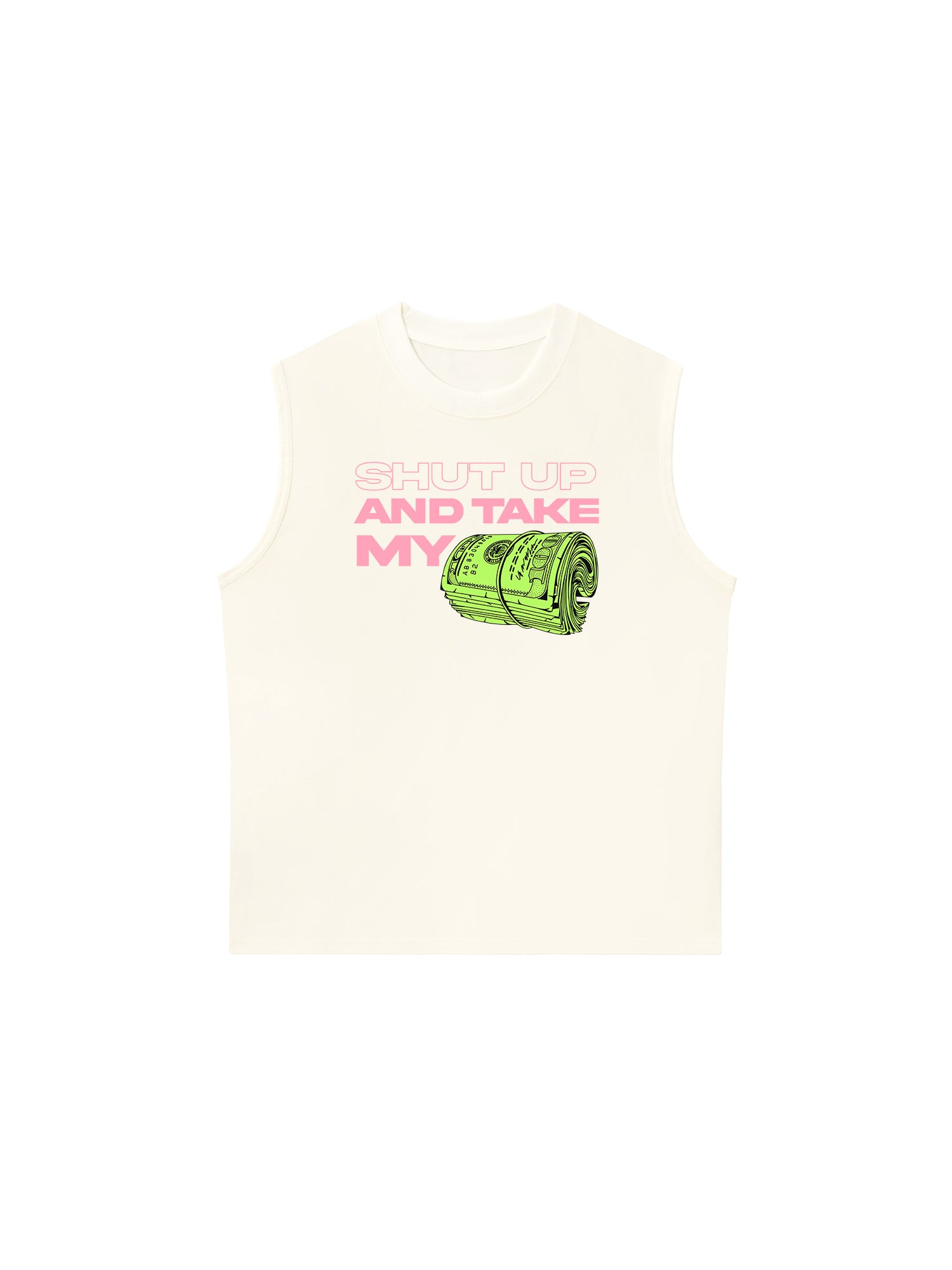 Áo Ba Lỗ Relaxed Fit Money Shut Up And Take My