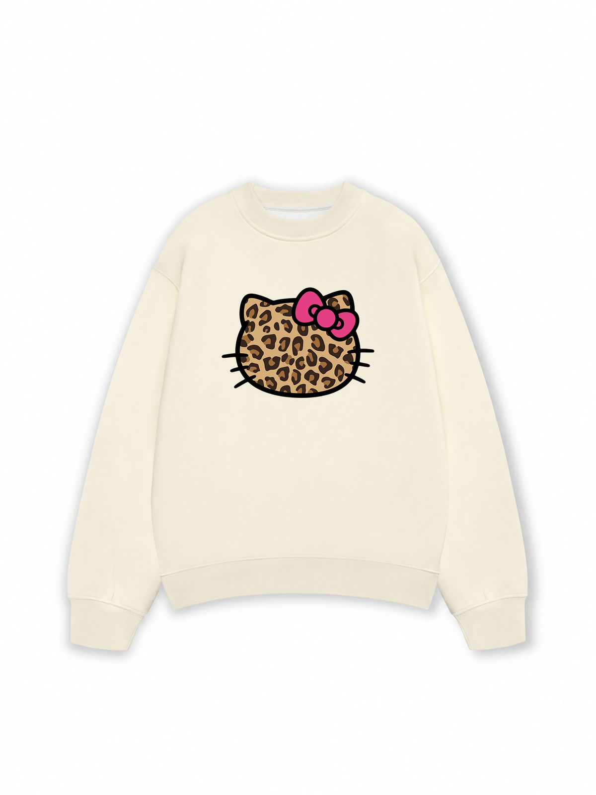 Áo Sweater Nỉ Hai Da Urban Leopard Kitty