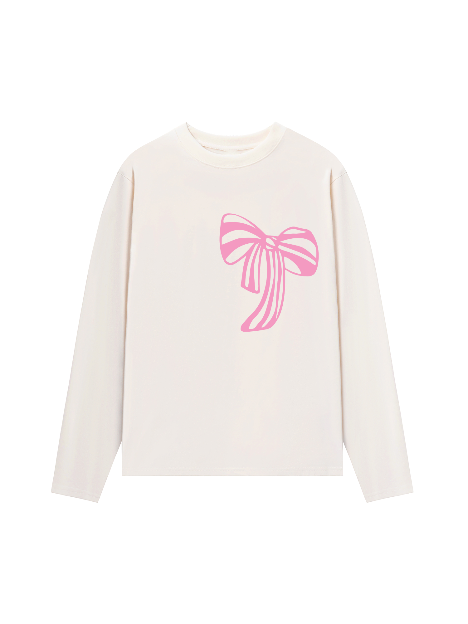 Áo Thun Dài Tay Pink Ribbon