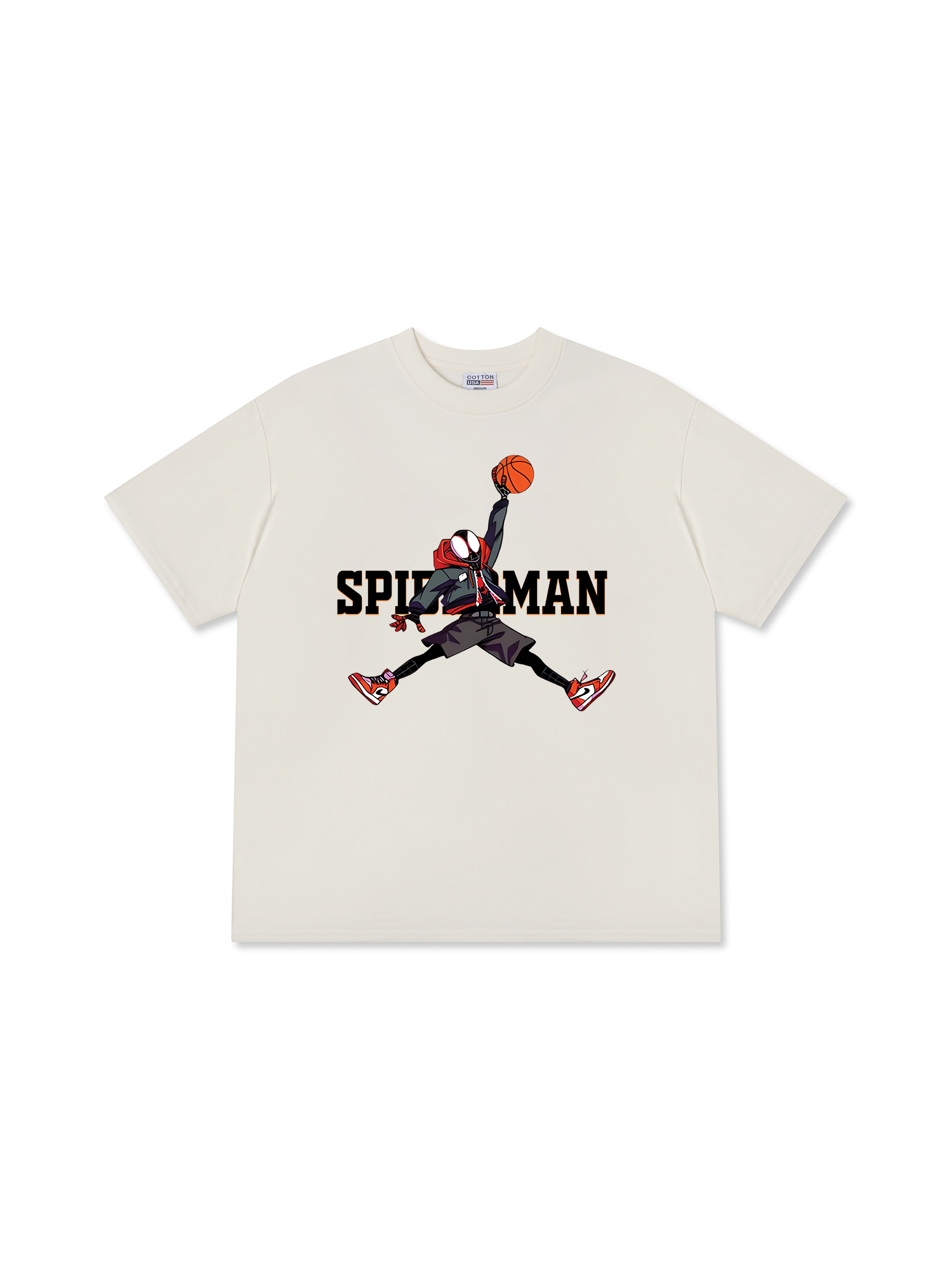 Áo Thun Relaxed Fit Basketball Spider