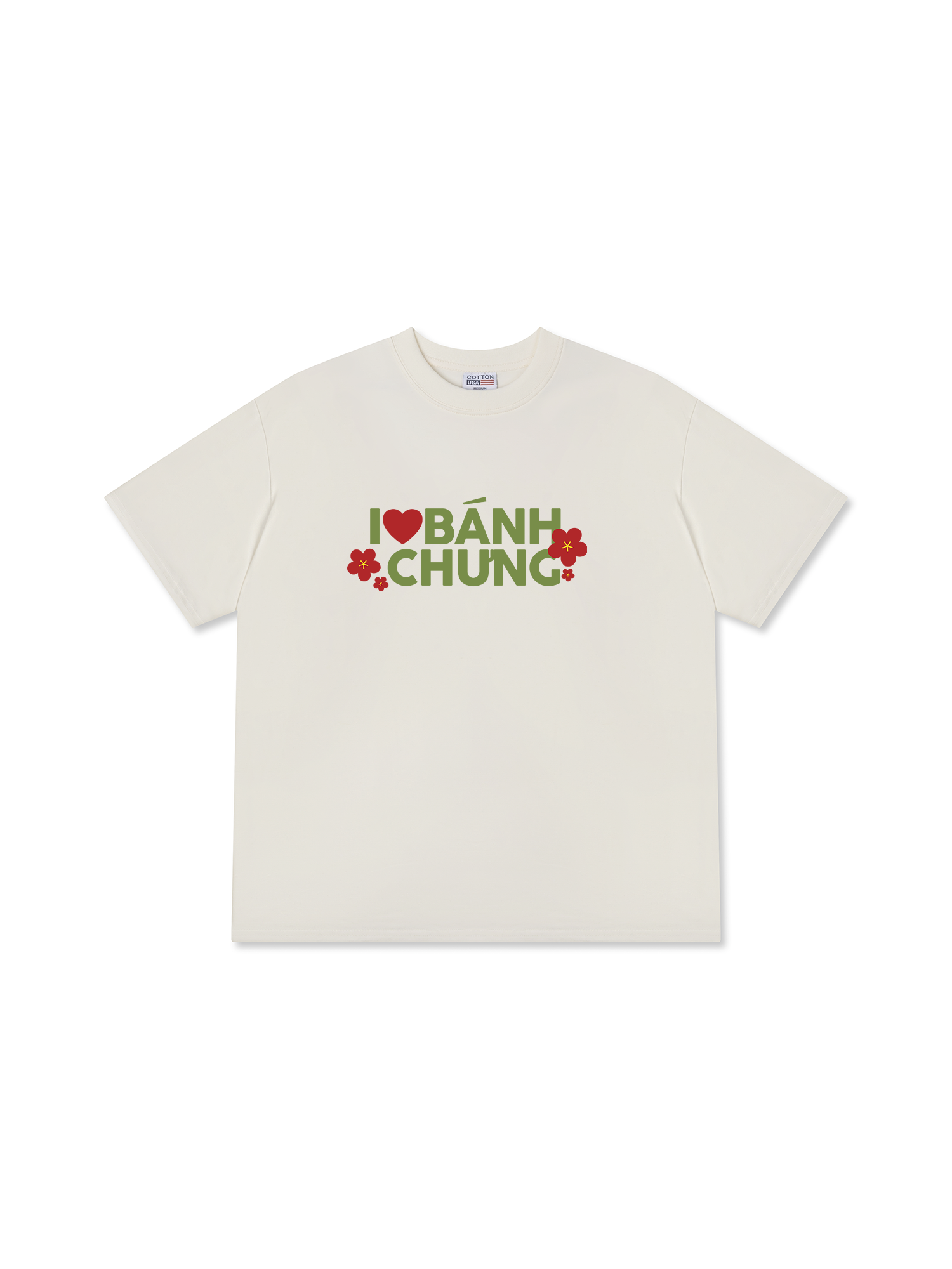 Áo Thun Relaxed Fit I Love Bánh Chưng