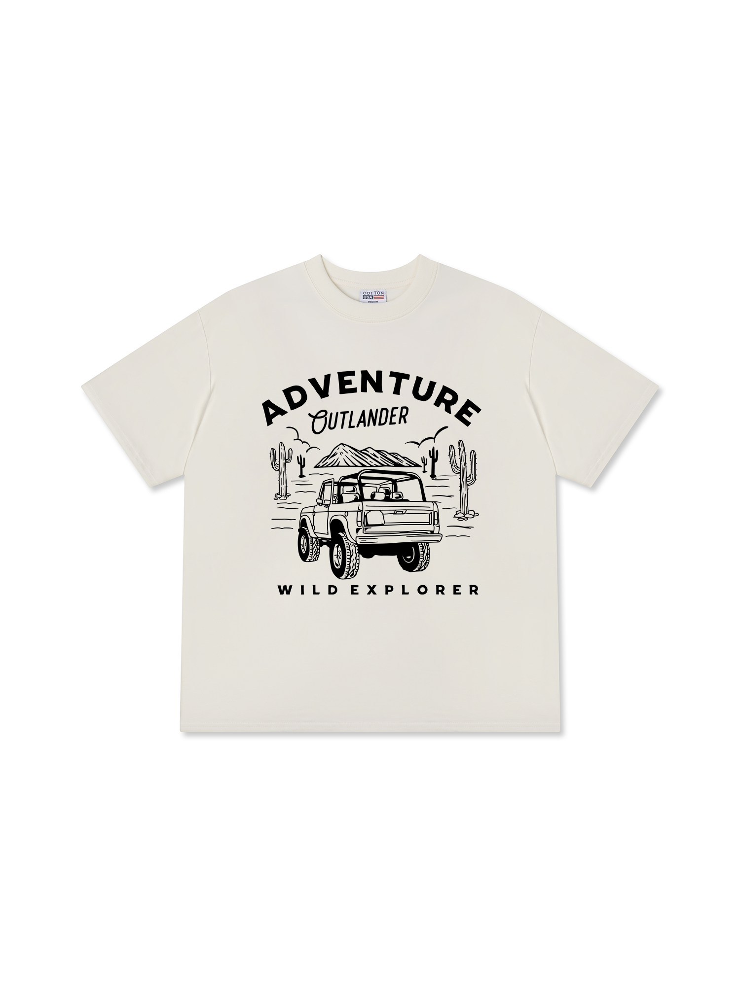 Áo Thun Relaxed Fit Adventure Cutlander Wild Explored