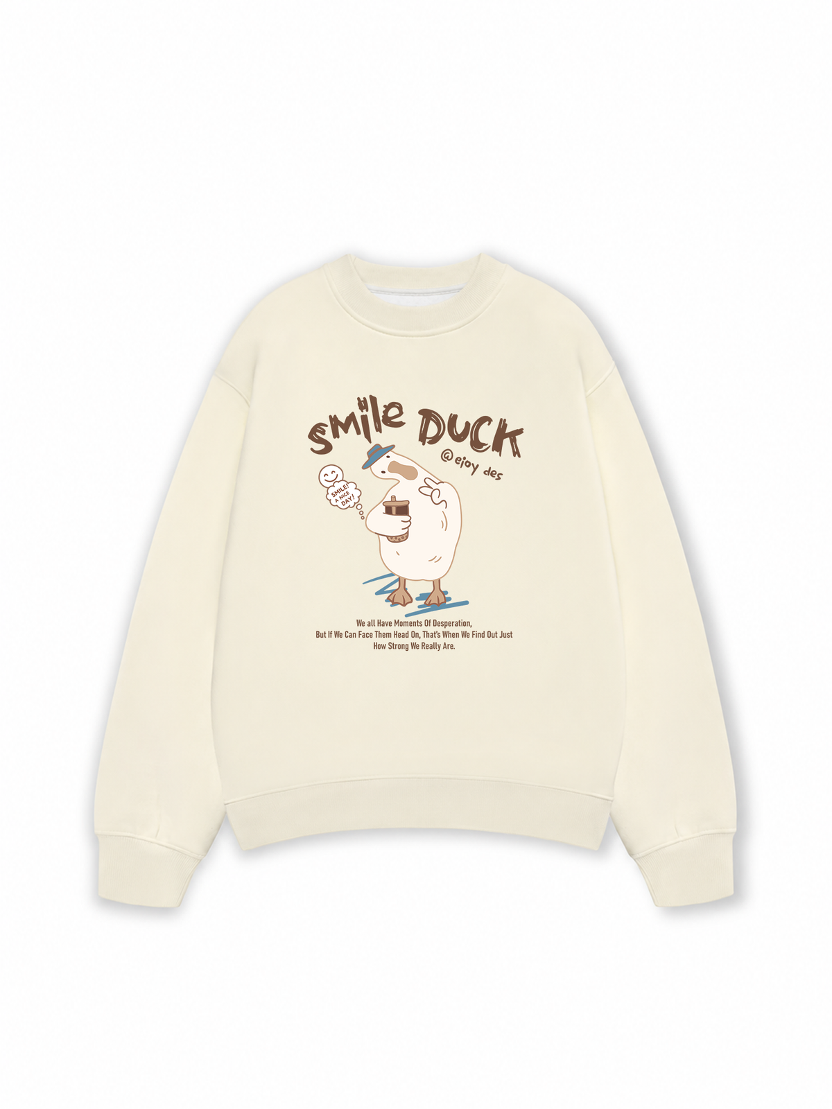 Áo Sweater Nỉ Hai Da Farm Smile Duck