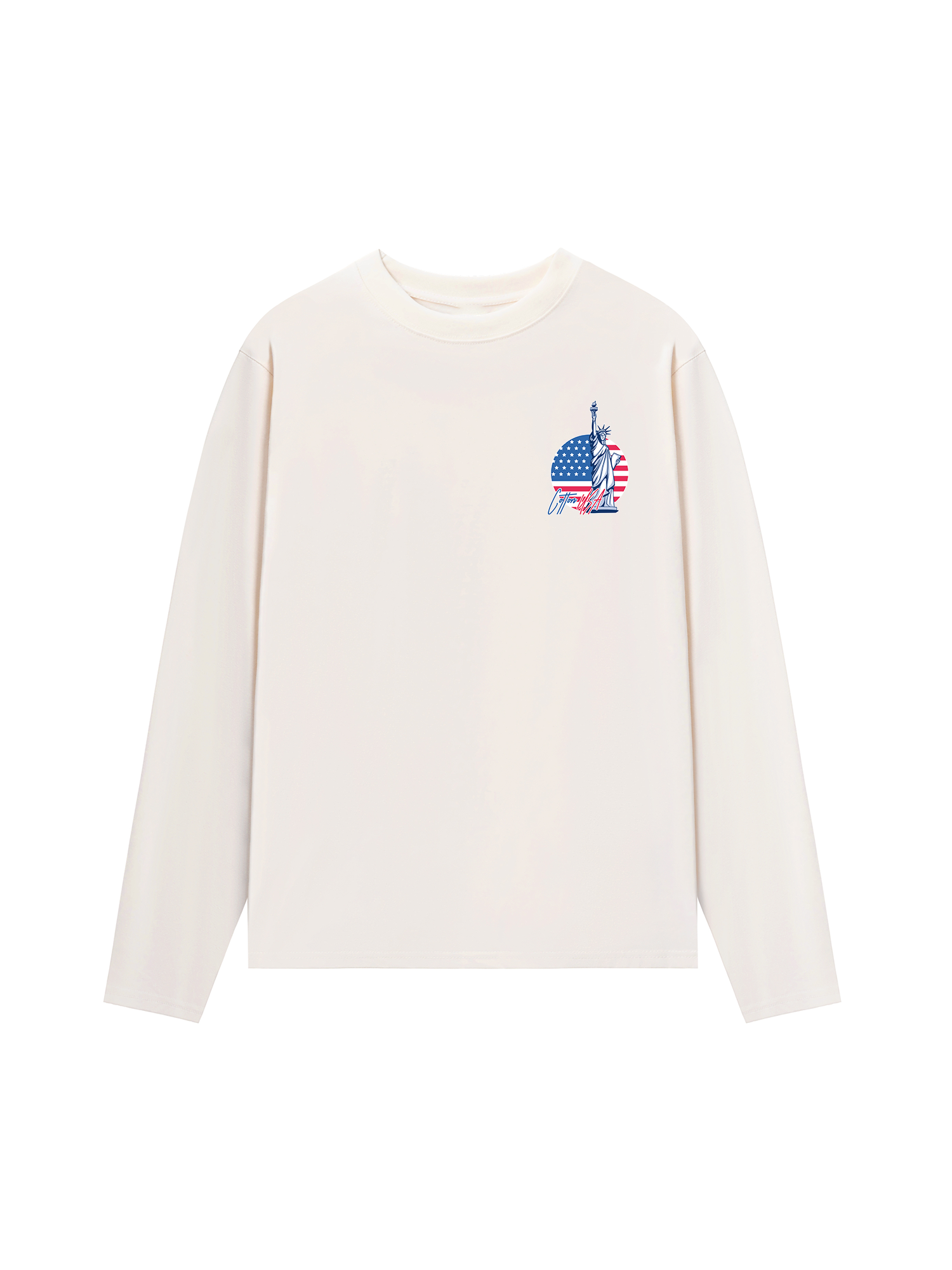 Áo Thun Dài Tay USA Statue Of Liberty