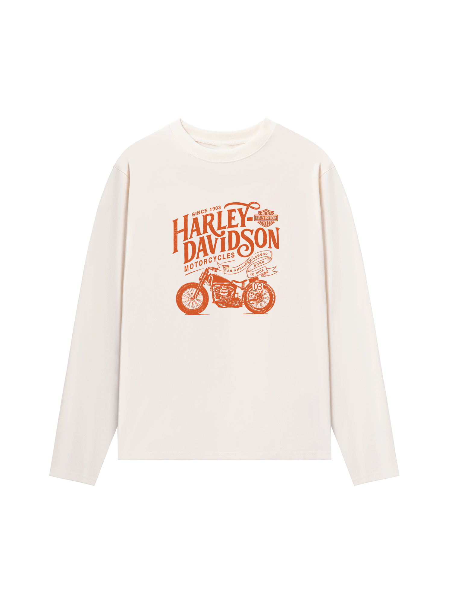 Áo Thun Dài Tay Motorcycles Harley Davidson