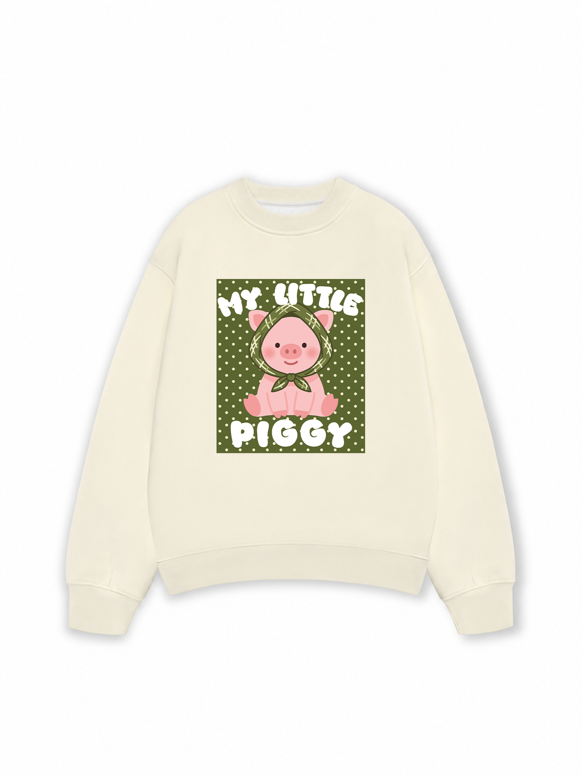 Áo Sweater Nỉ Hai Da Farm My Litle Piggy