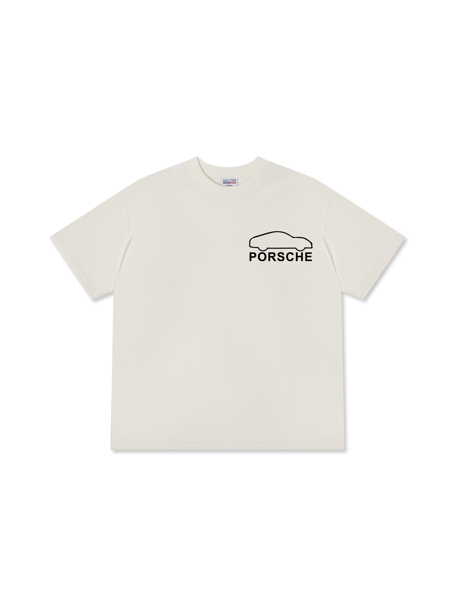 Áo Thun Relaxed Fit Porsche CAR Pocket