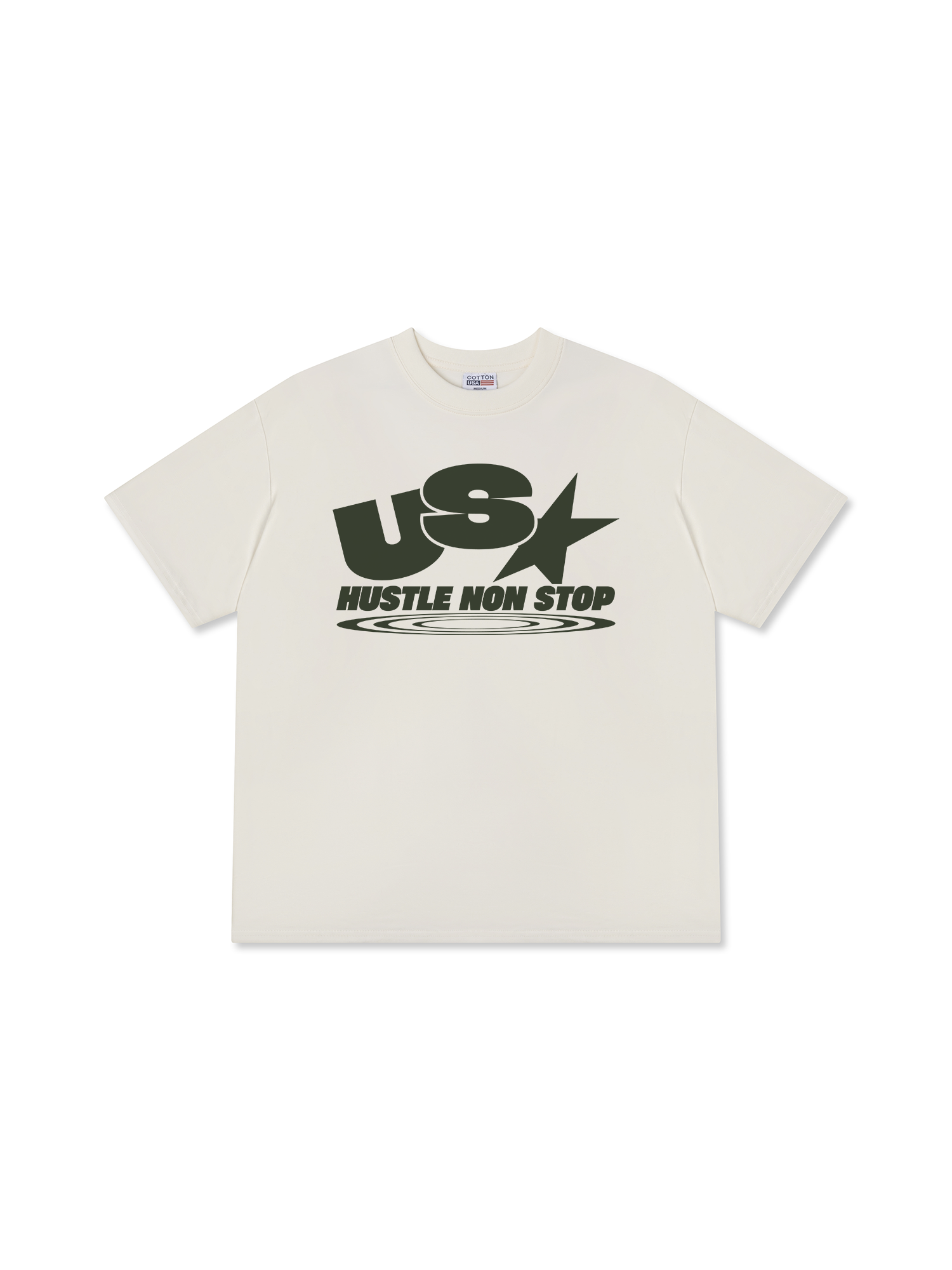 Áo Thun Relaxed Fit USA Hustle Non Stop
