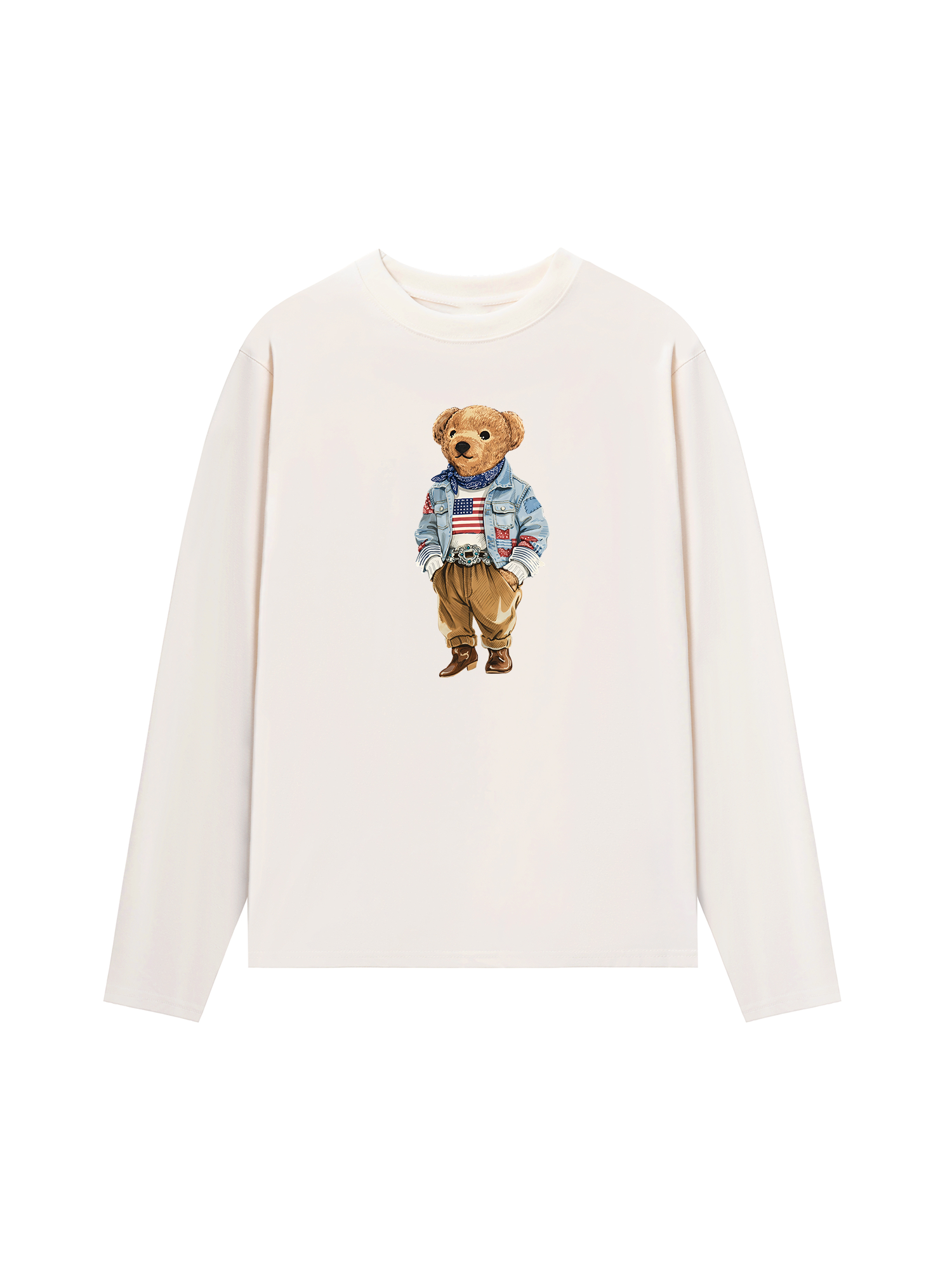Áo Thun Dài Tay Cowboy Bear