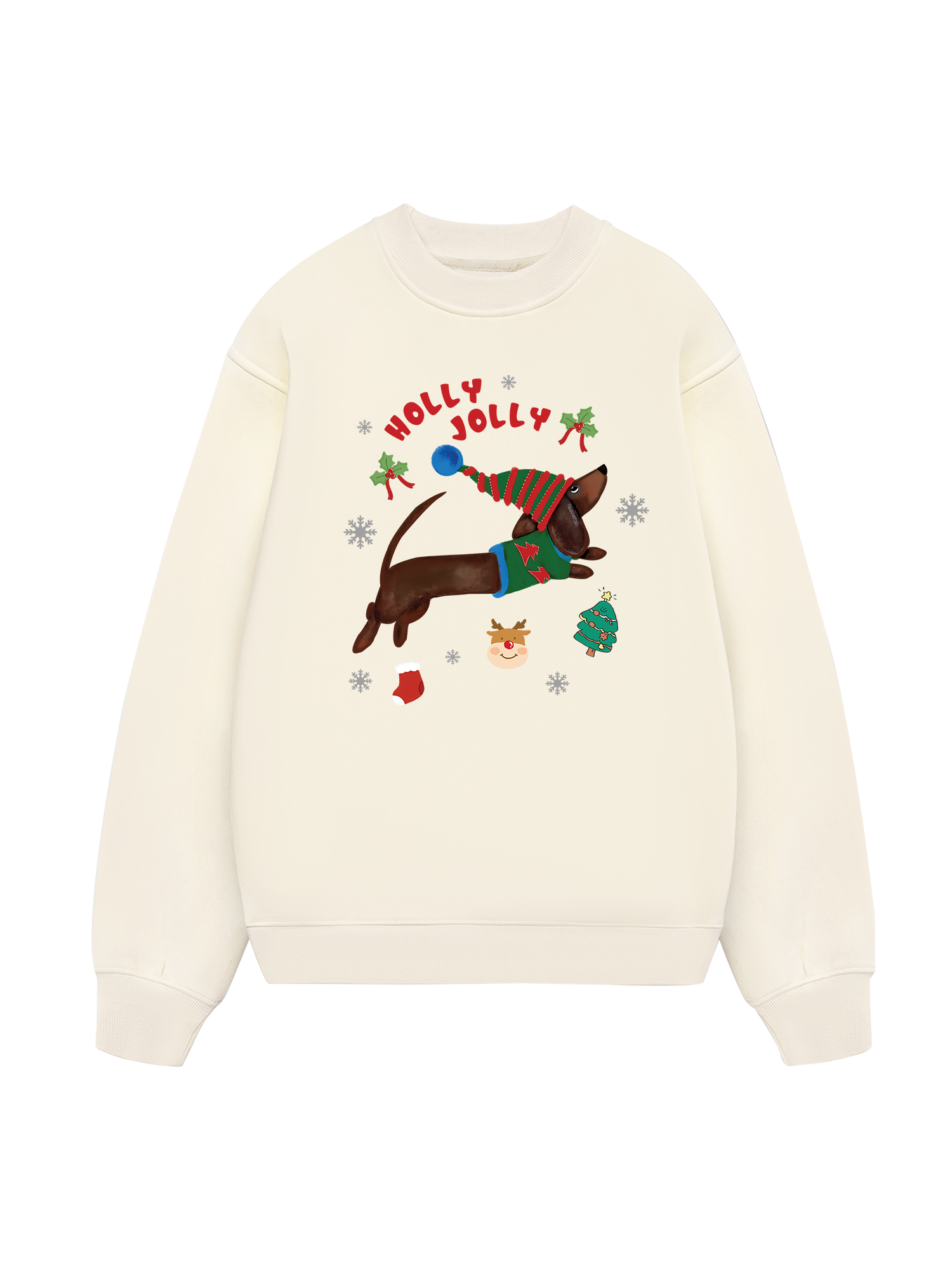Holy Jolly Cute Puppy Sweater