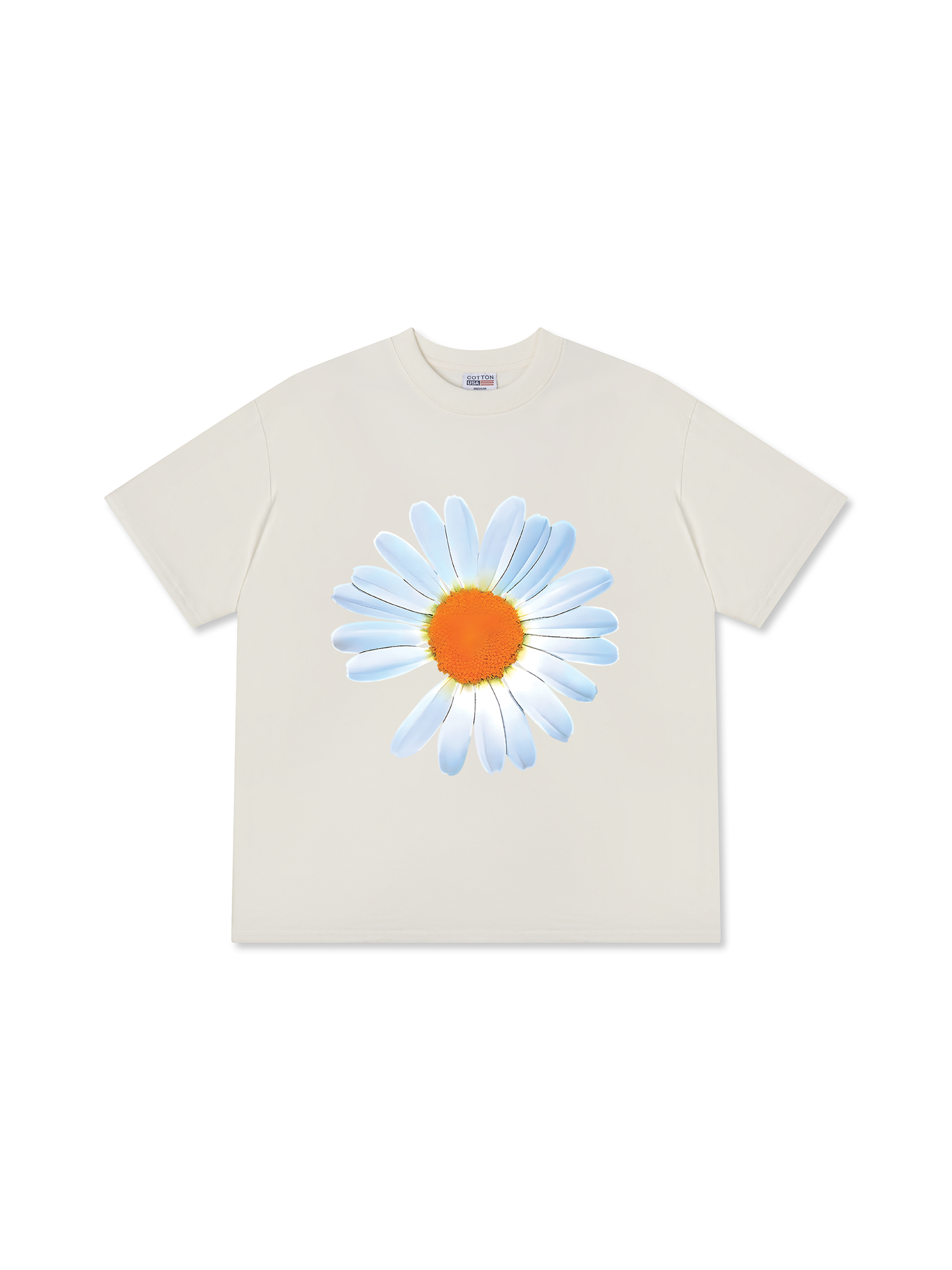 Áo Thun Relaxed Fit Floral Design For VIP Daisy Flower