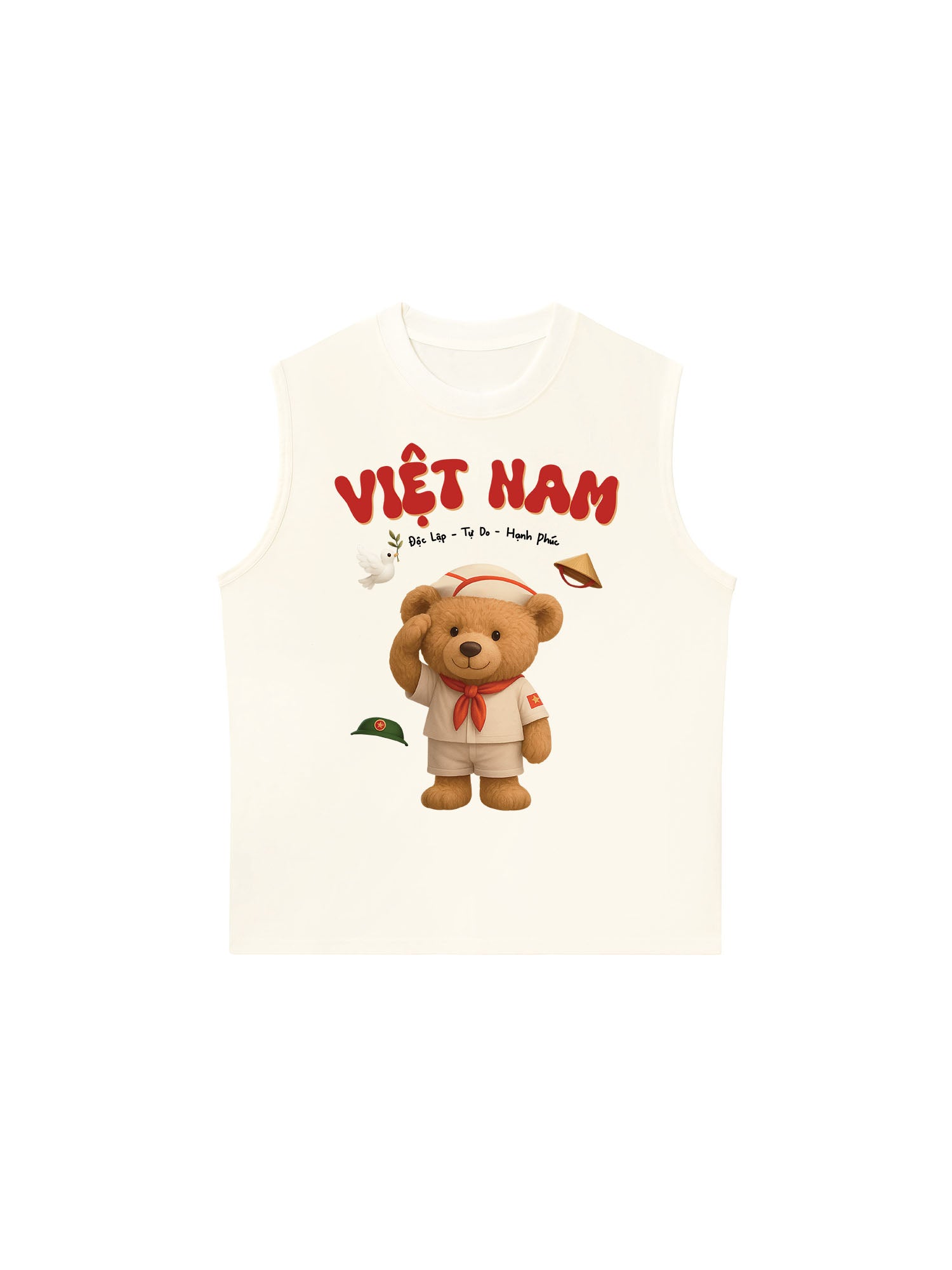 Áo Ba Lỗ Relaxed Fit Việt Nam Teddy