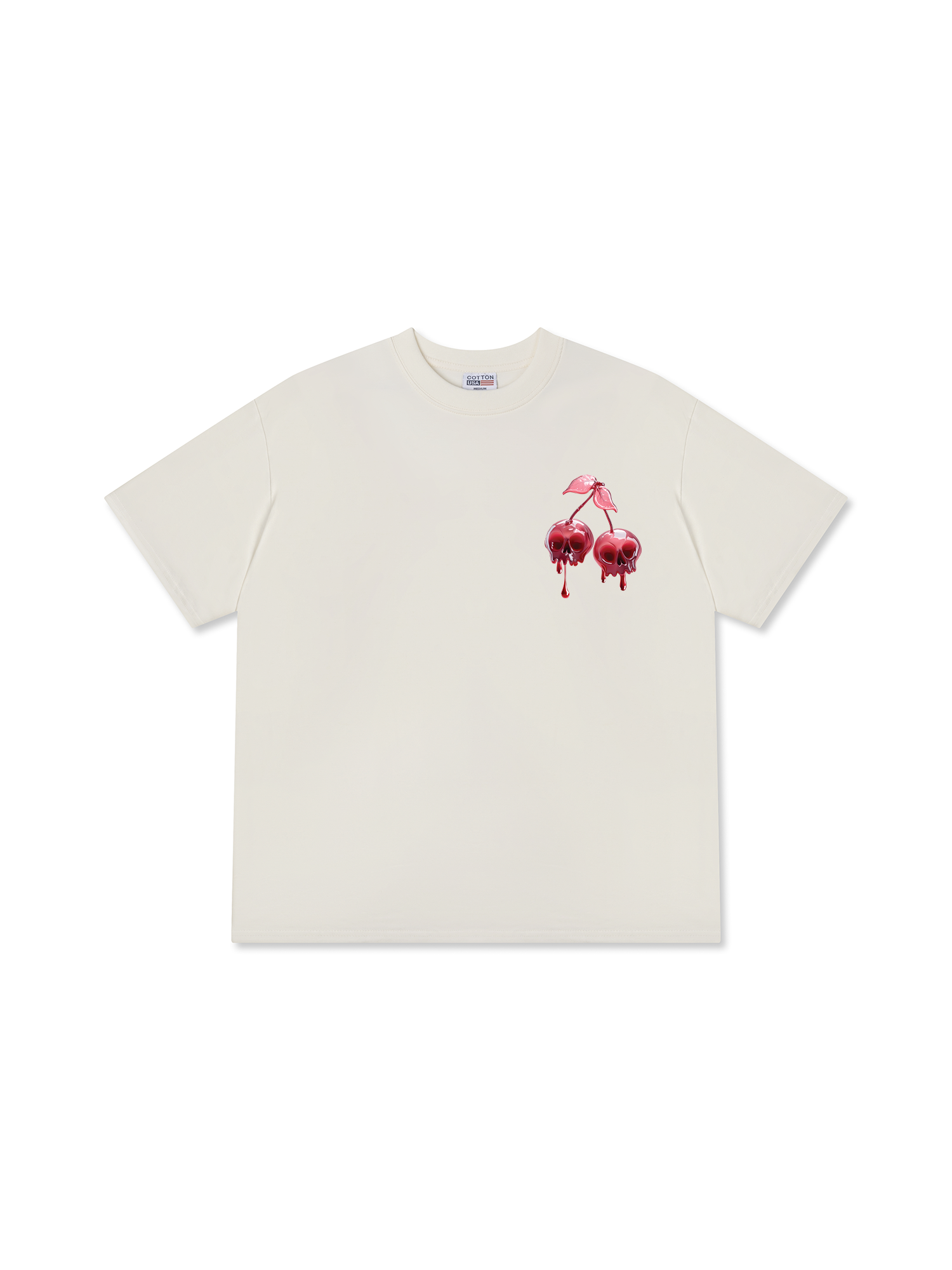 Áo Thun Relaxed Fit Cherry Skull