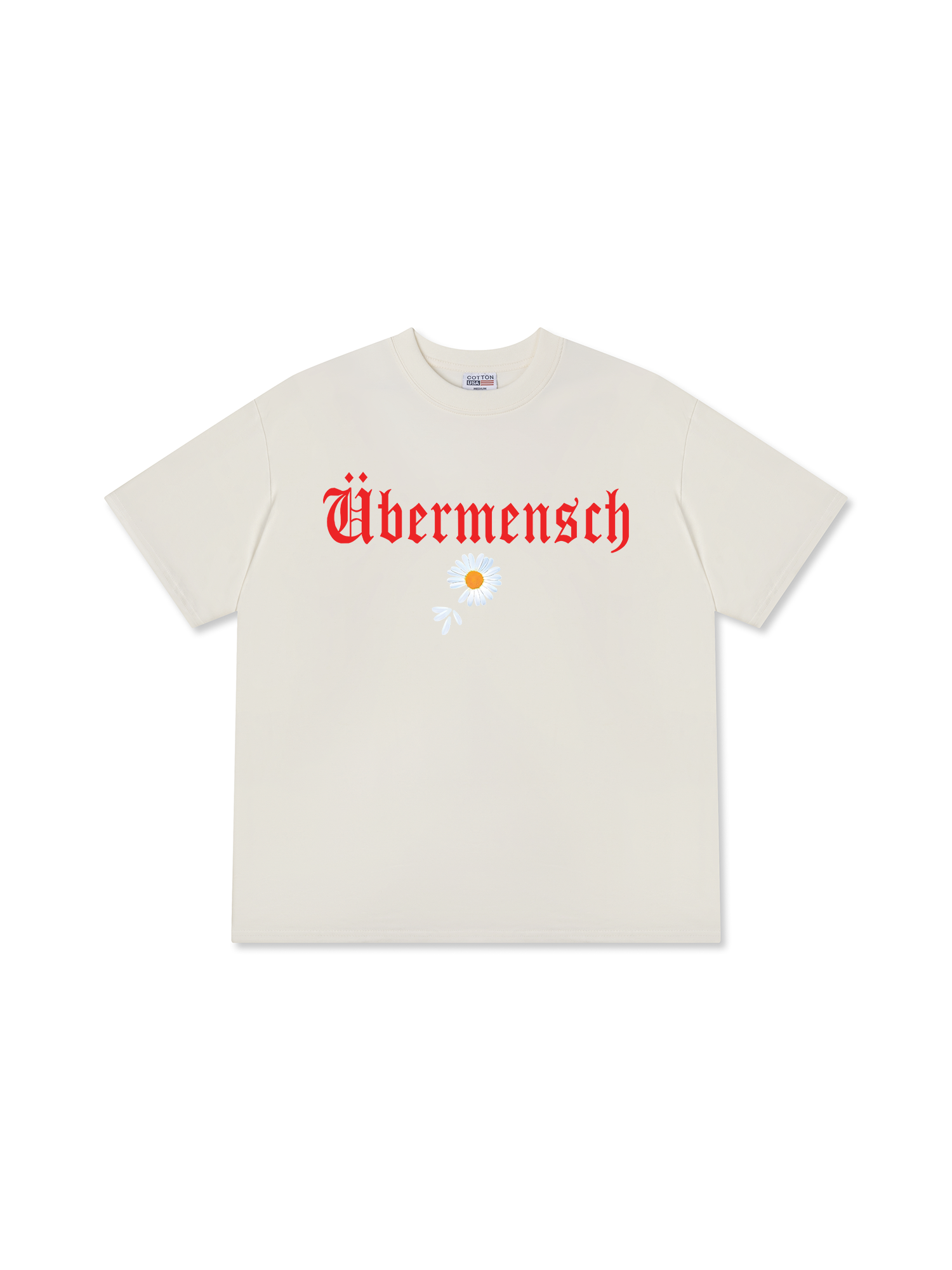 Áo Thun Relaxed Fit Floral With GD Chibi Daisy Flower