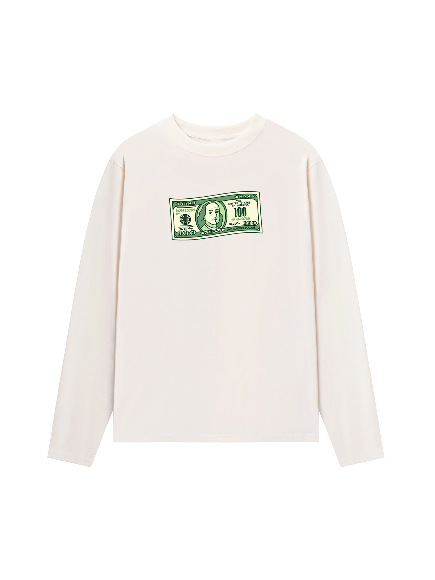 Áo Thun Dài Tay Money Cash Rules Everything