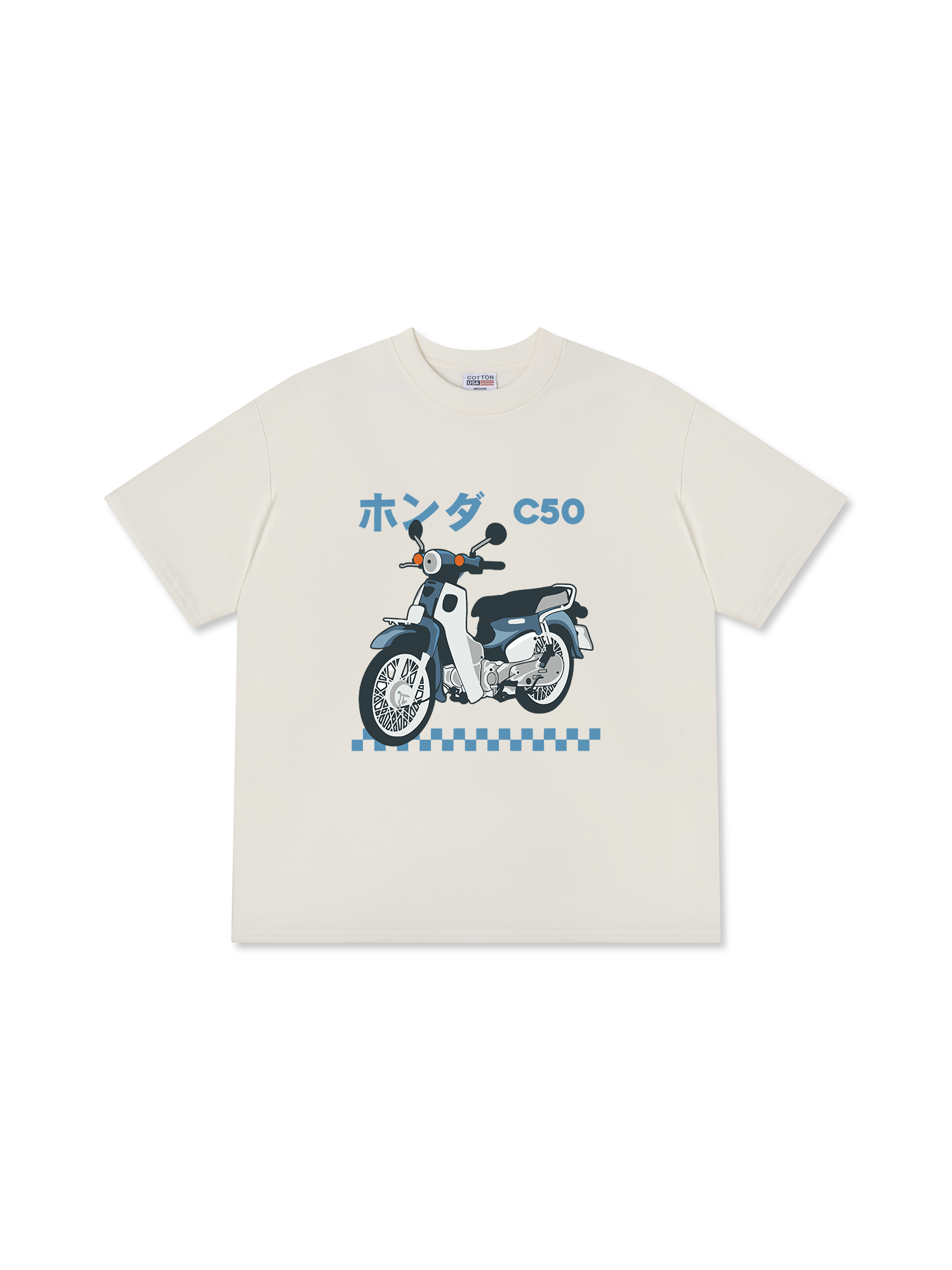 Áo Thun Relaxed Fit Motorbike Cub C50