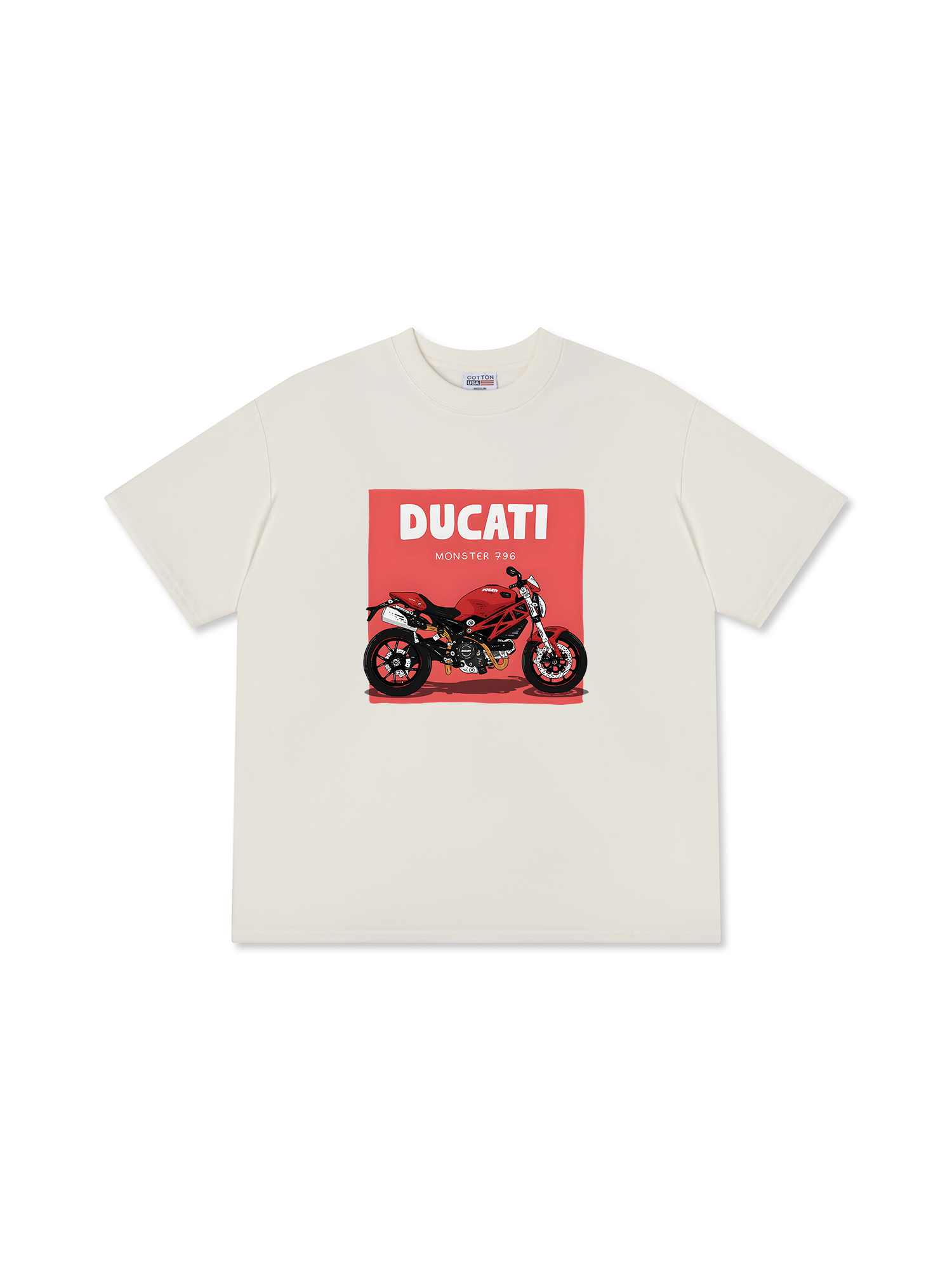 Áo Thun Relaxed Fit Motorcycles Ducati Monster 796