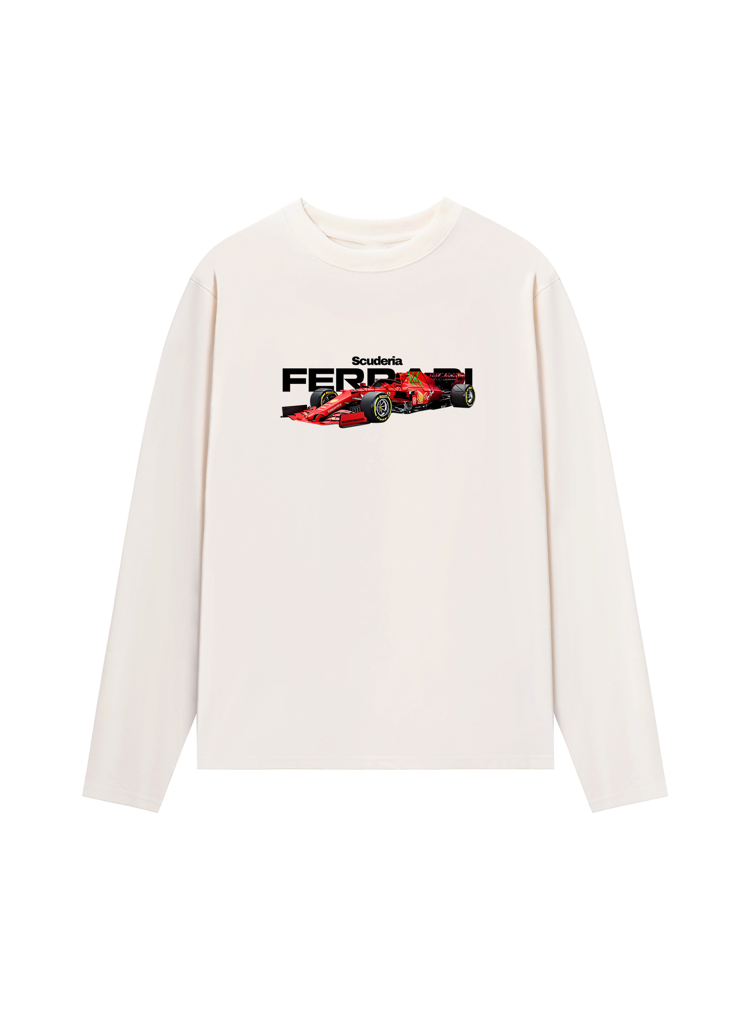 Áo Thun Dài Tay Ferrari The Pracing Horse