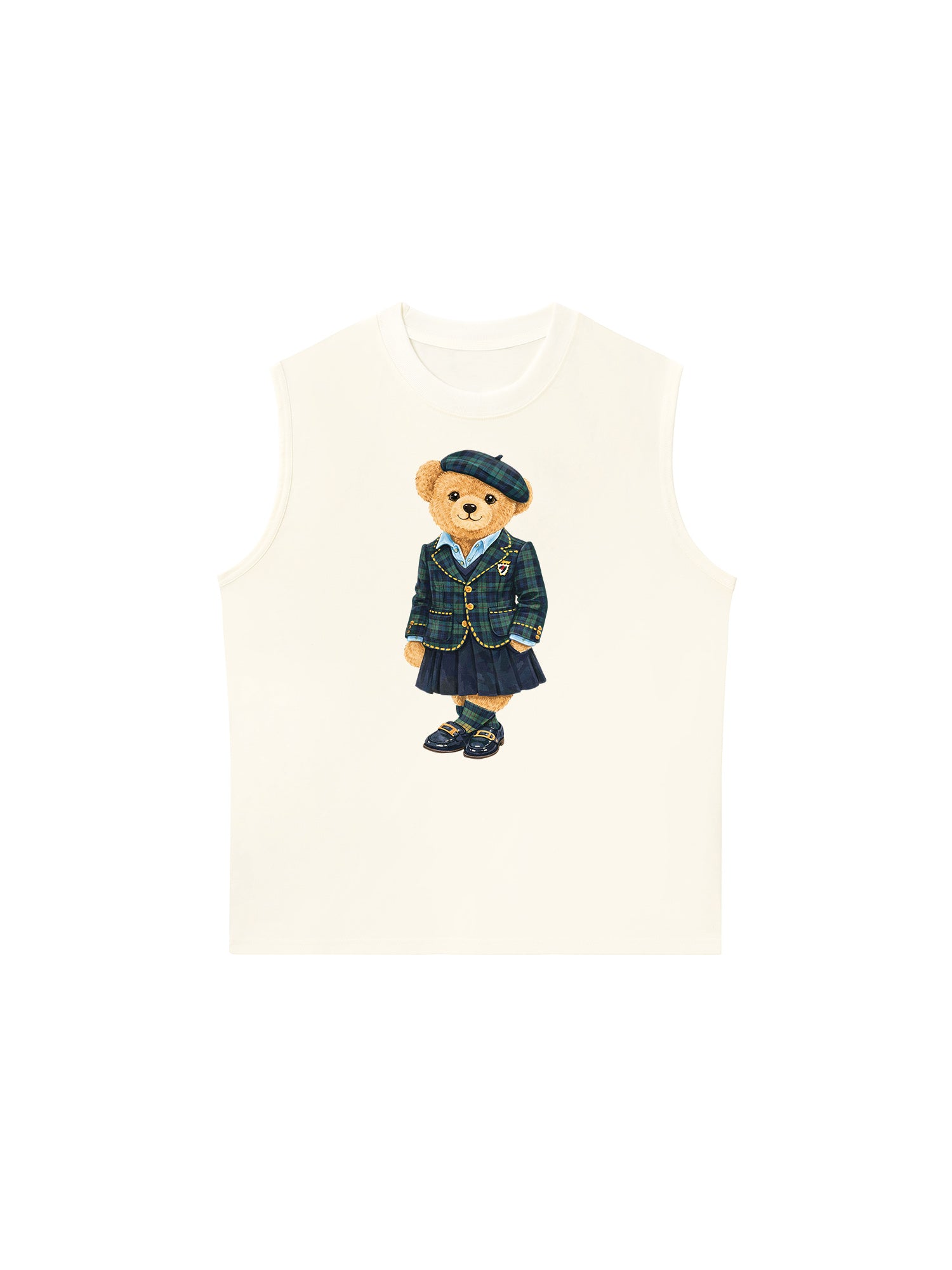 Áo Ba Lỗ Relaxed Fit Bear Three