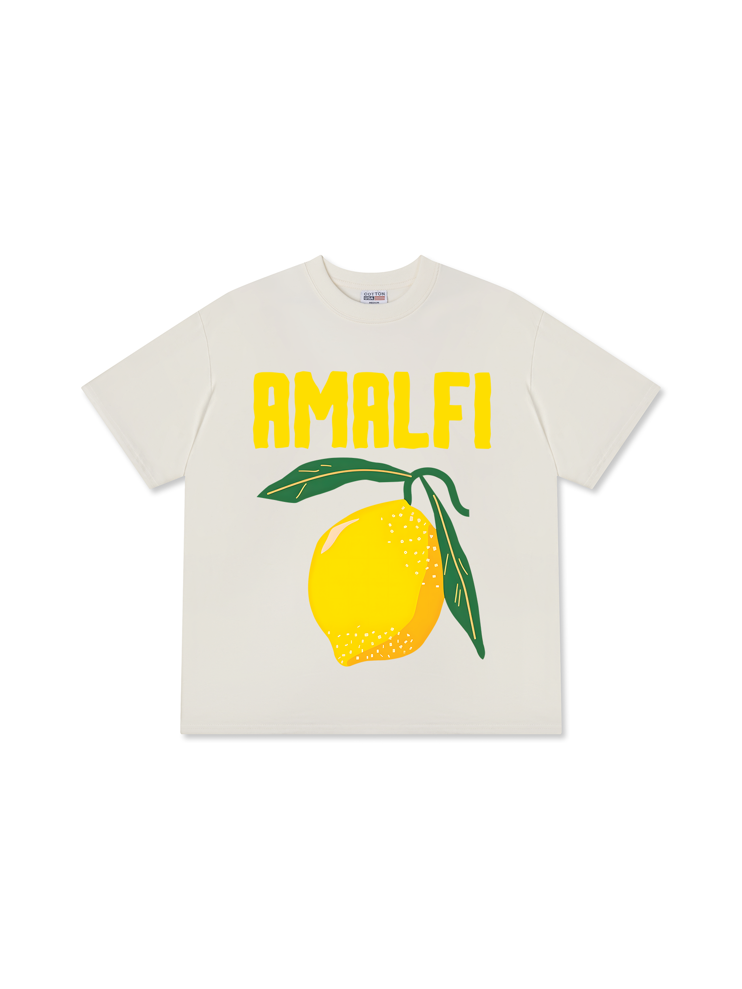 Áo Thun Relaxed Fit Tropical Amafi Lemon
