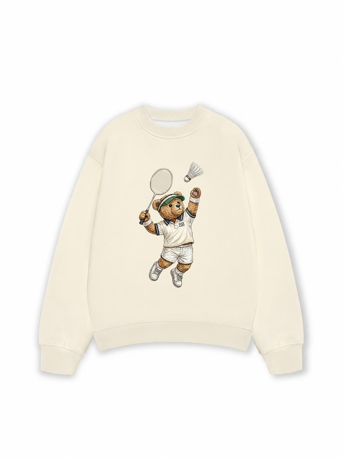 Áo Sweater Nỉ Hai Da Badminton Teddy 88