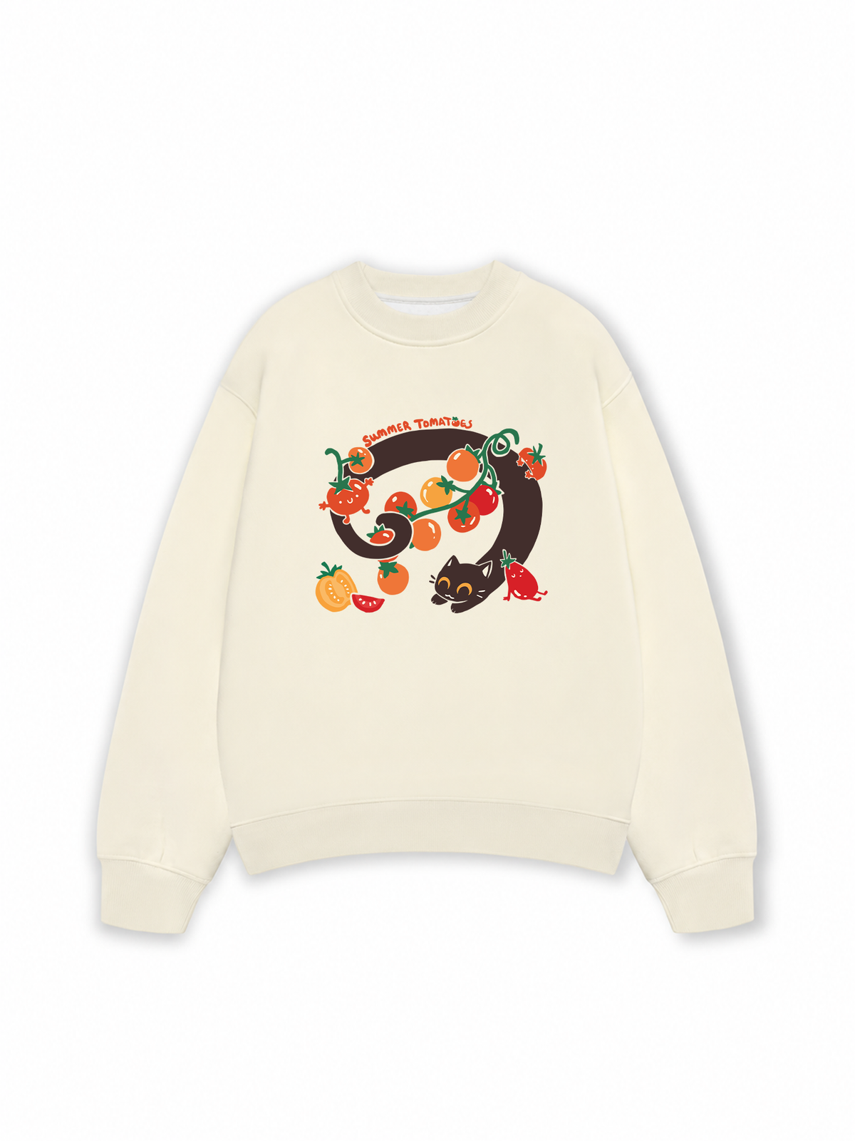 Áo Sweater Nỉ Hai Da Yummy Mood Summer Tomatoes