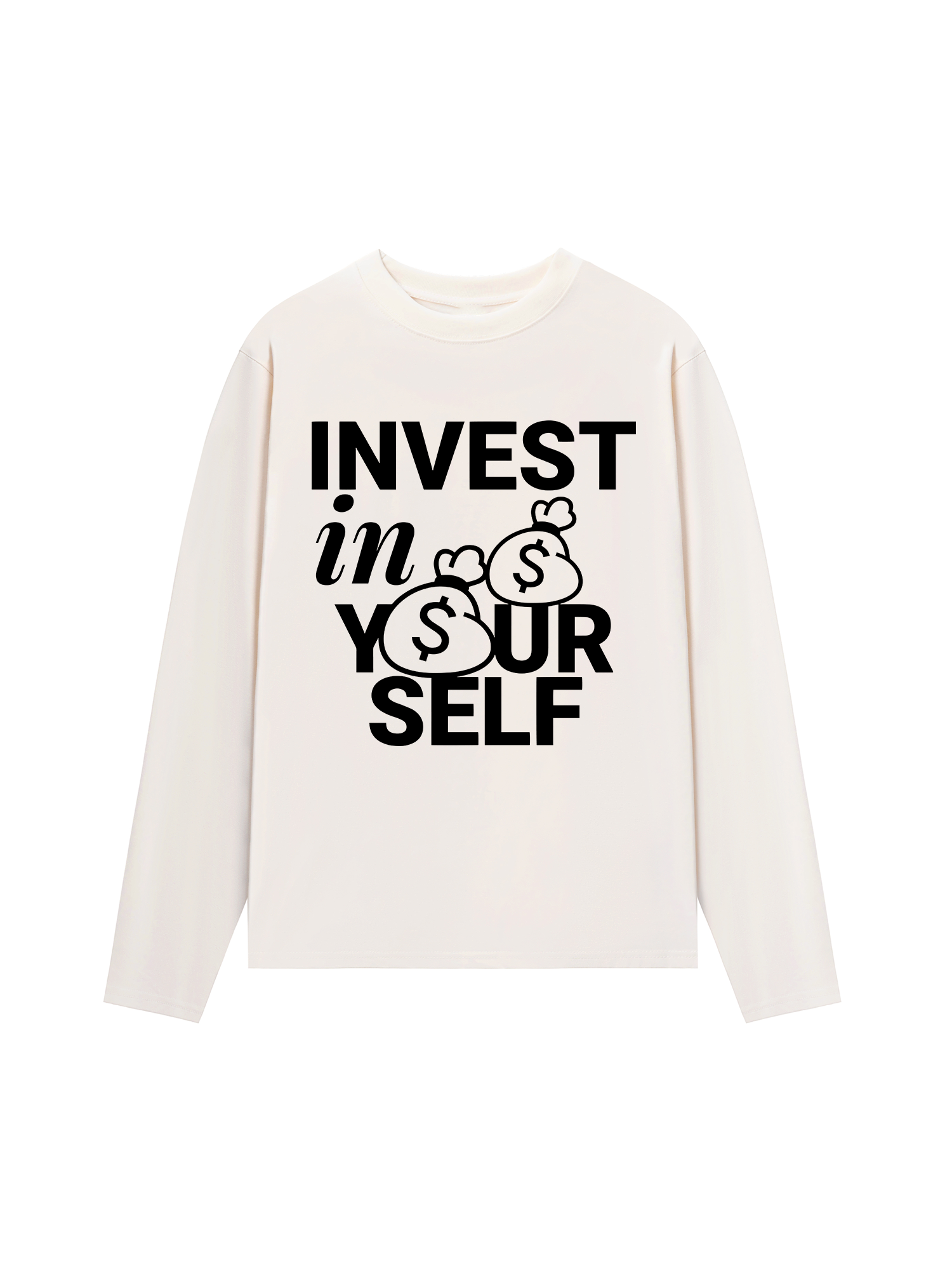 Áo Thun Dài Tay Money Invest In Yourself