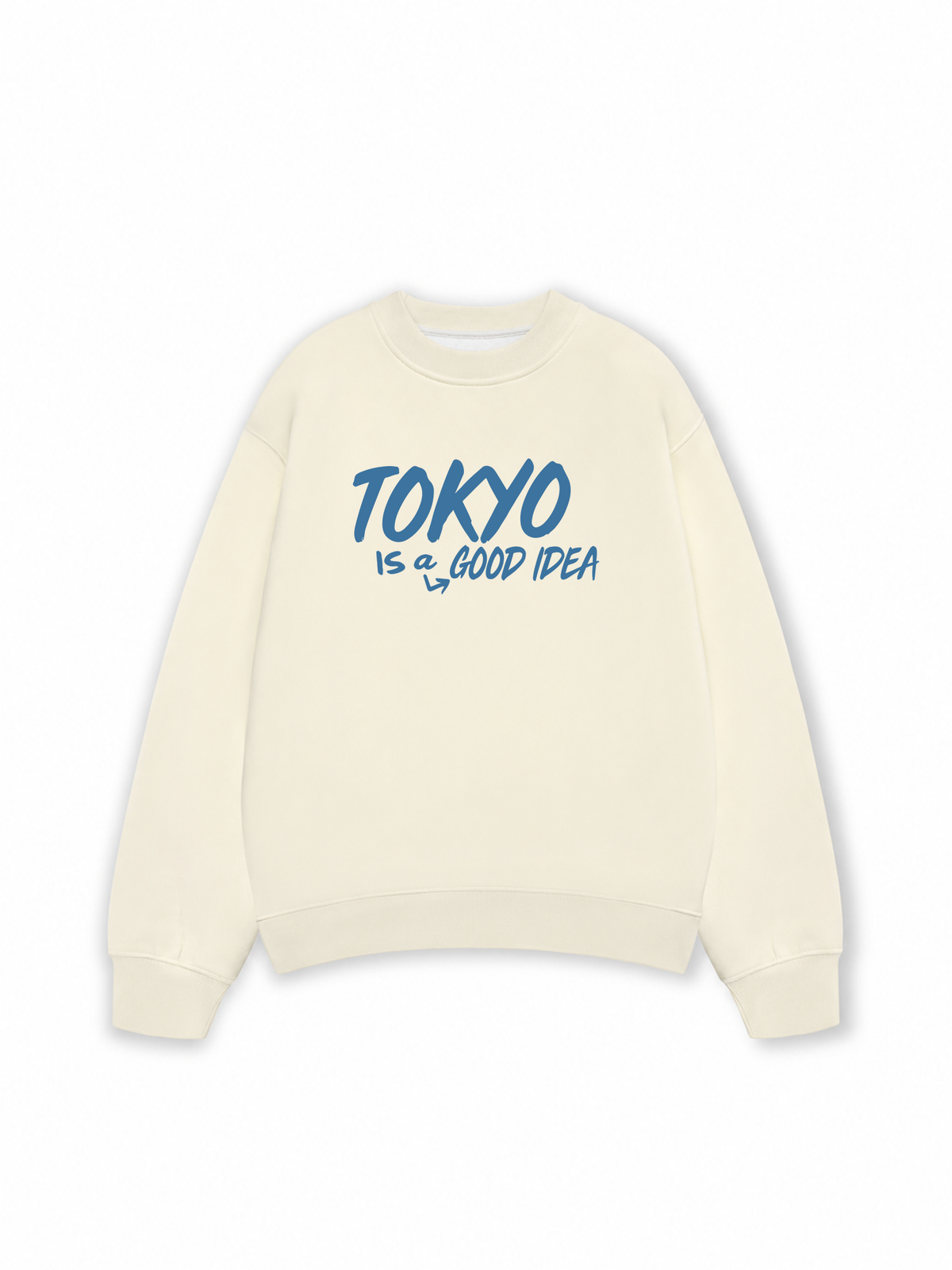 Áo Sweater Nỉ Hai Da City Tokyo Always Is A Good Idea