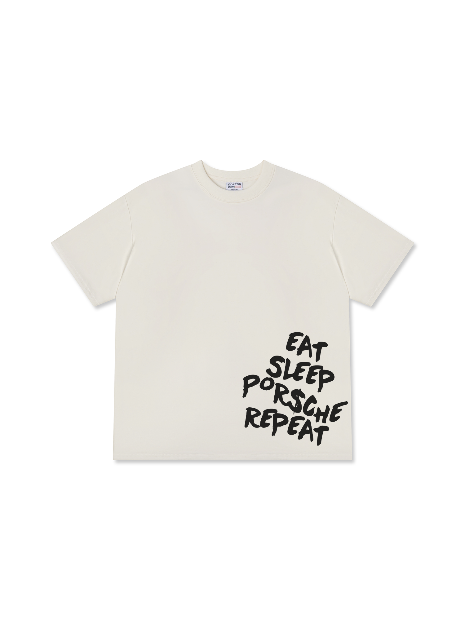 Áo Thun Relaxed Fit Porsche Eat Sleep Repeat