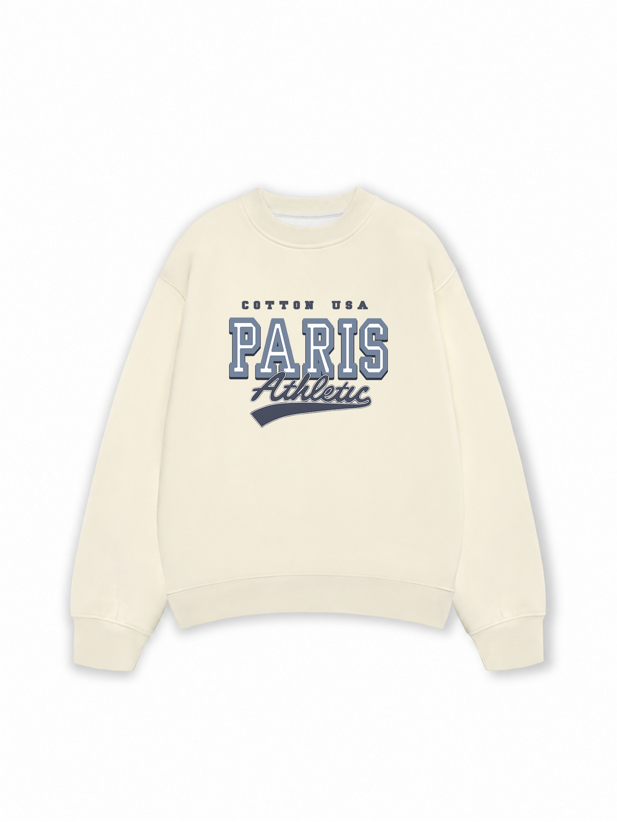Áo Sweater Nỉ Hai Da Paris