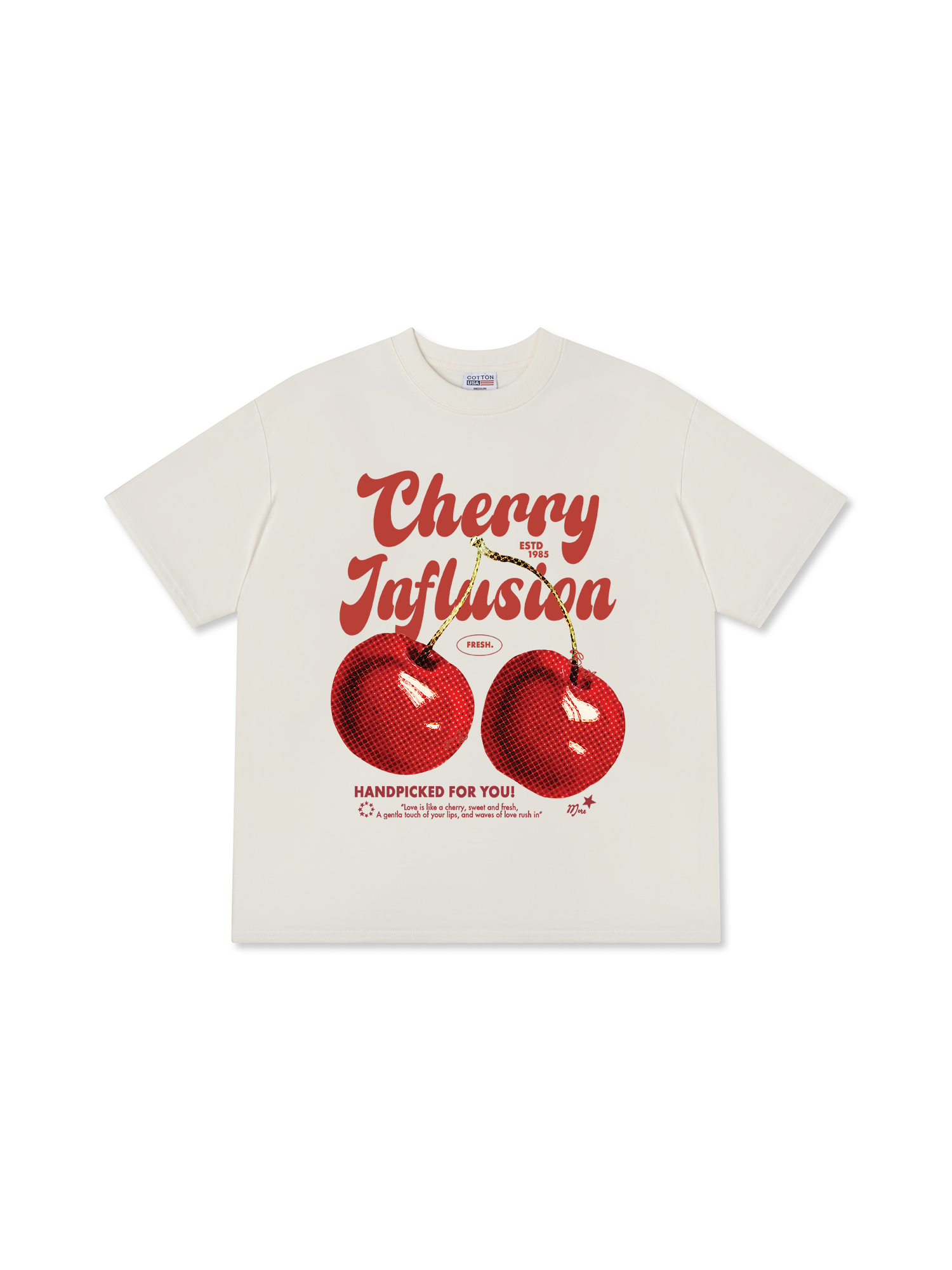 Áo Thun Relaxed Fit Tropical Cherry Influsion