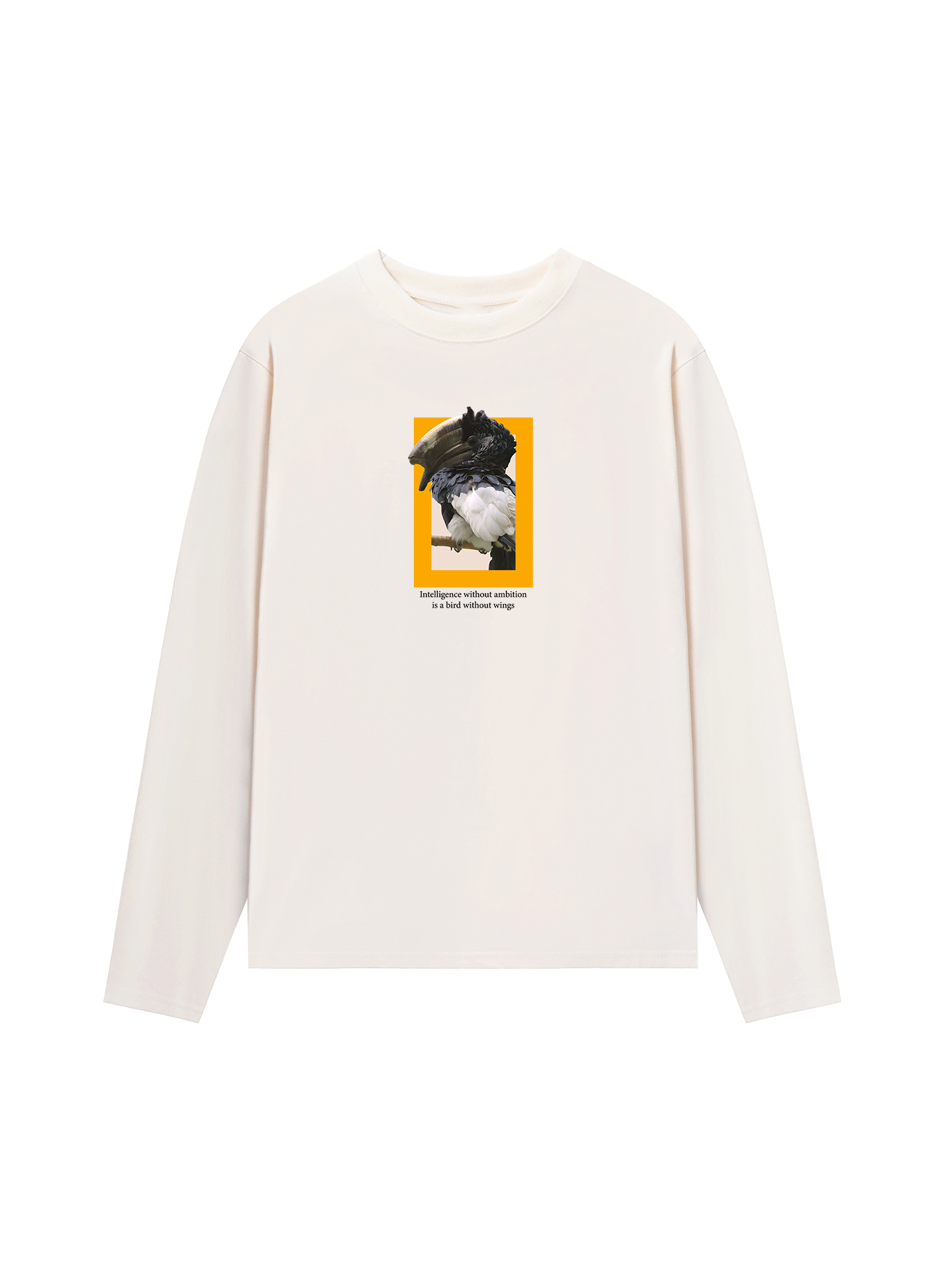 Áo Thun Dài Tay Wild Life Intelligence With Ambition