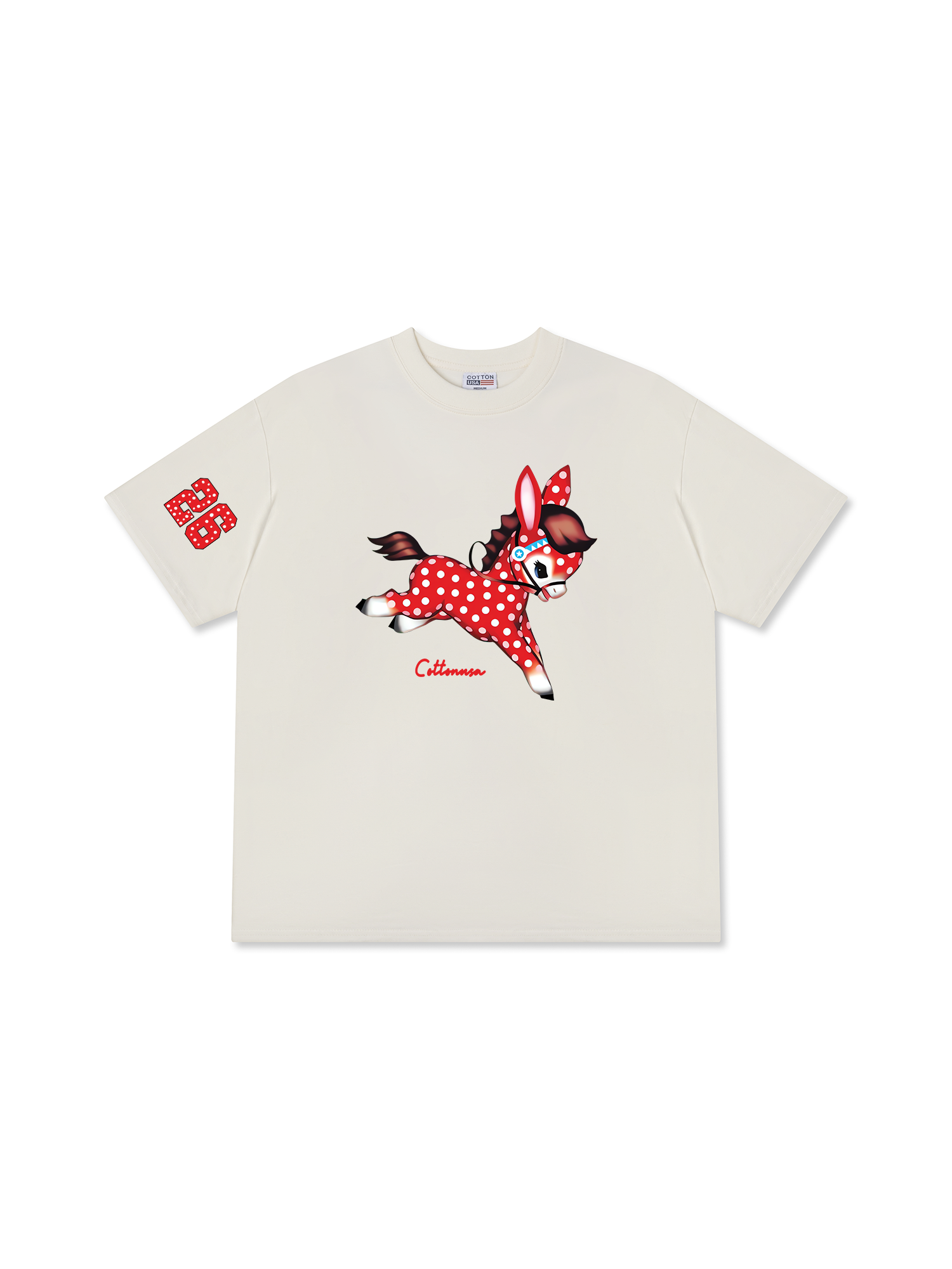Áo Thun Relaxed Fit Dots Horse