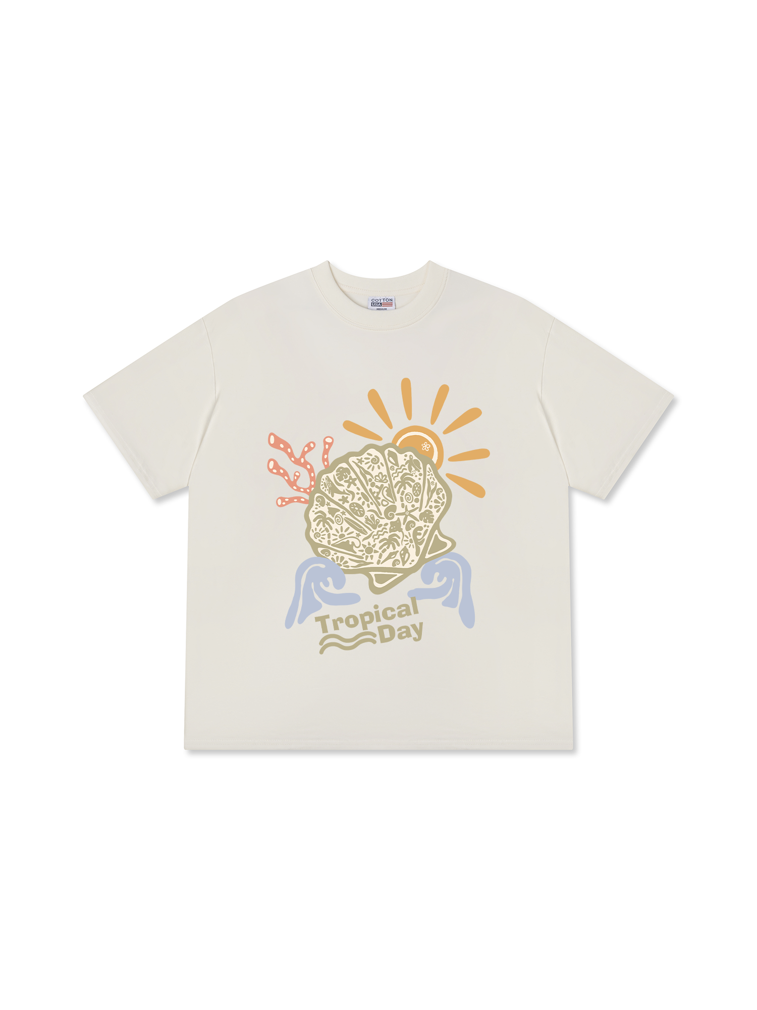 Áo Thun Relaxed Fit Tropical Day