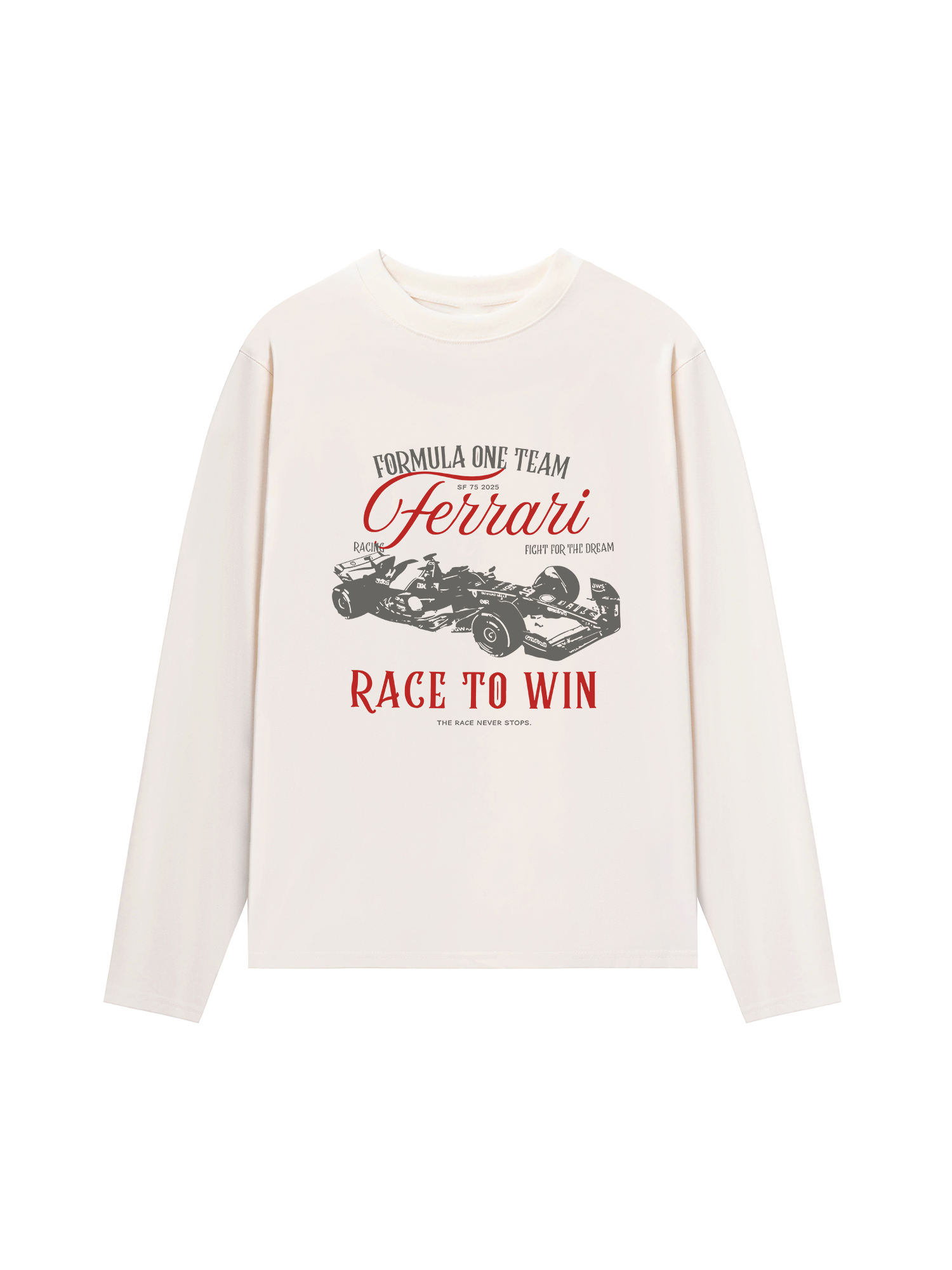 Áo Thun Dài Tay Ferrari Race To Win