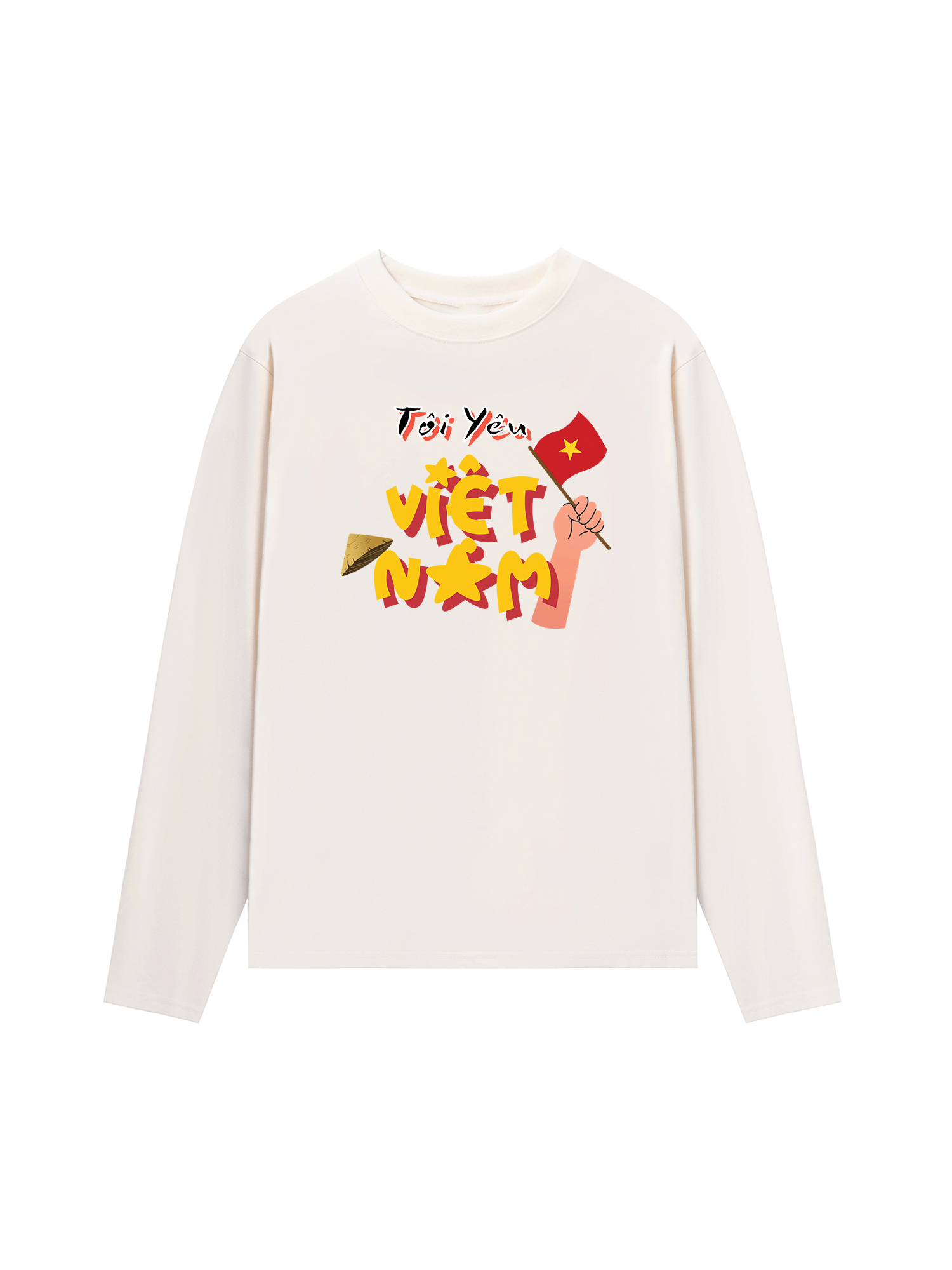 Áo Thun Dài Tay Tôi Yêu Việt Nam