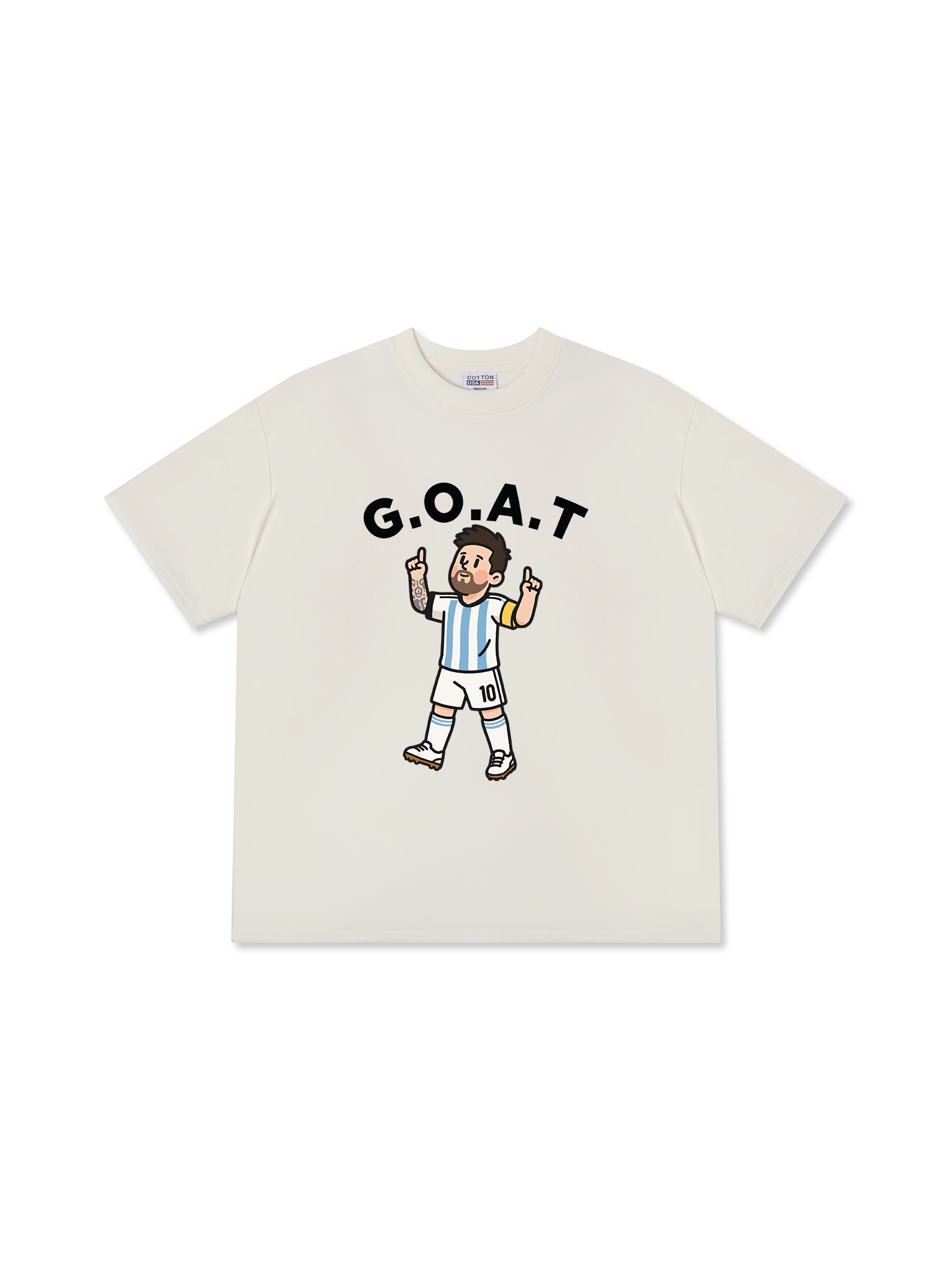 Áo Thun Relaxed Fit Soccer GOAT