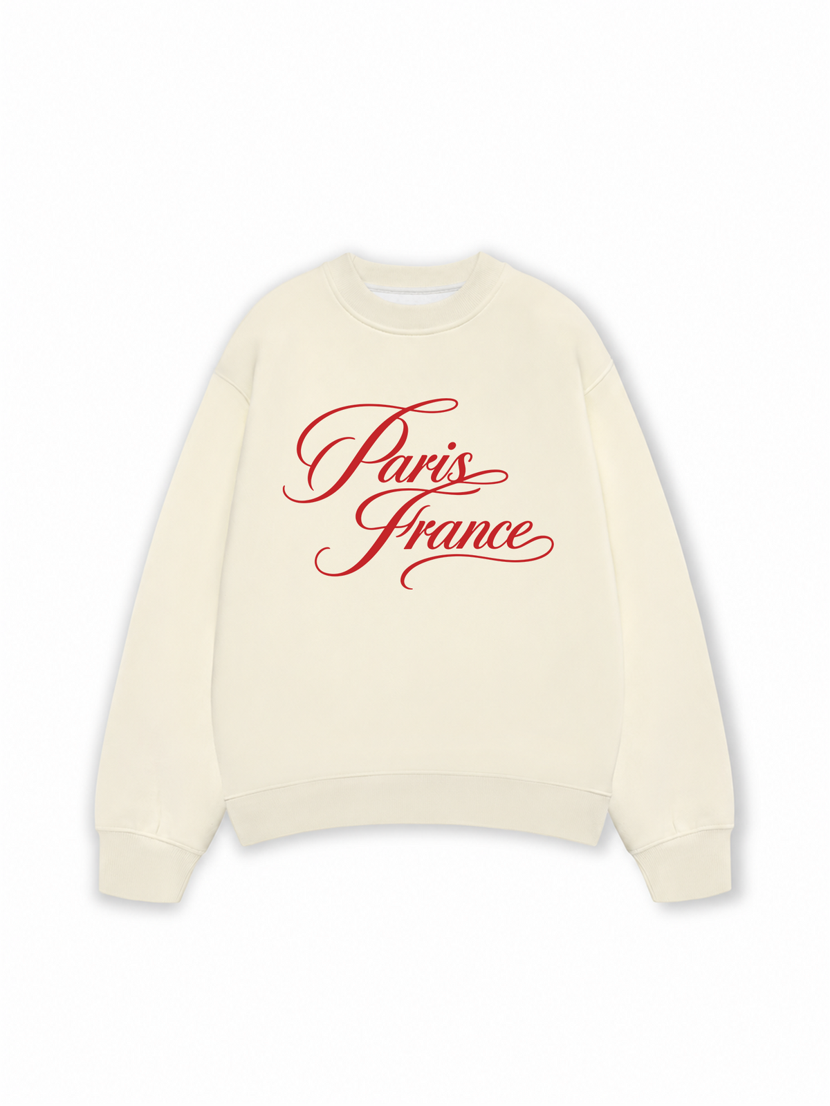 Áo Sweater Nỉ Hai Da Red Paris France