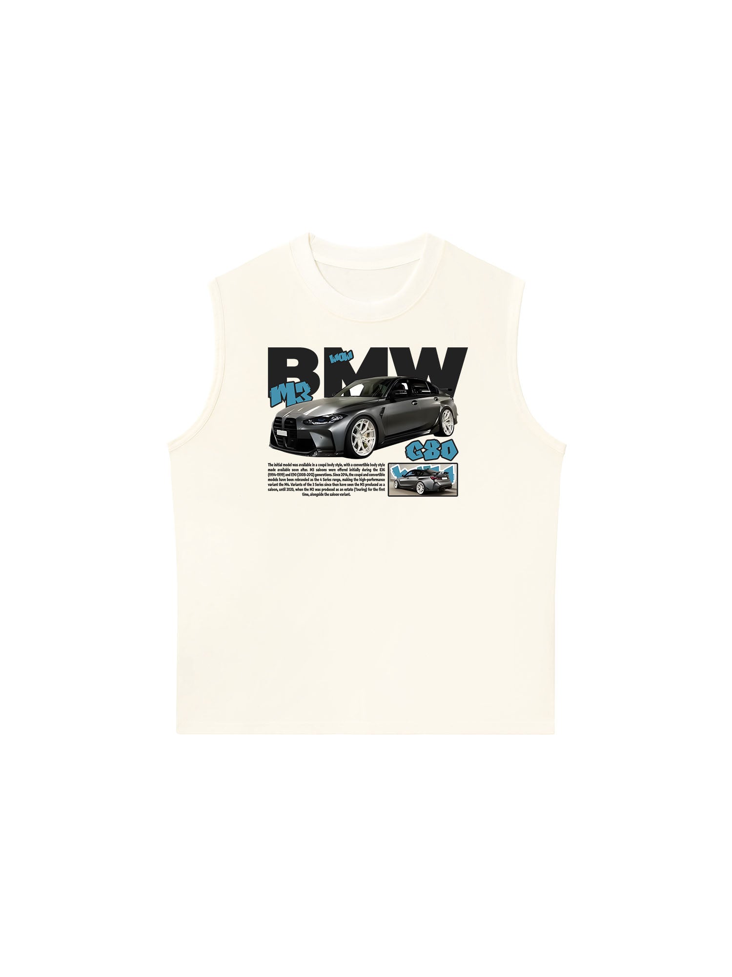 Áo Ba Lỗ Relaxed Fit BMW M3 G80 Gravity