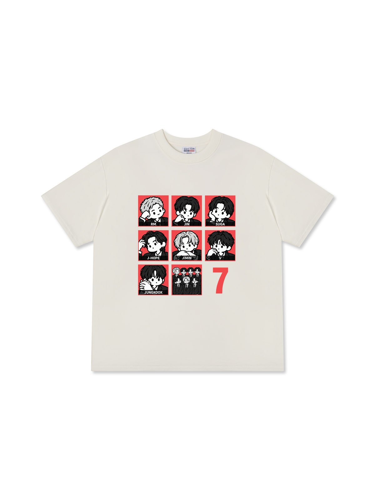 Áo Thun Relaxed Fit Bangtan Boys