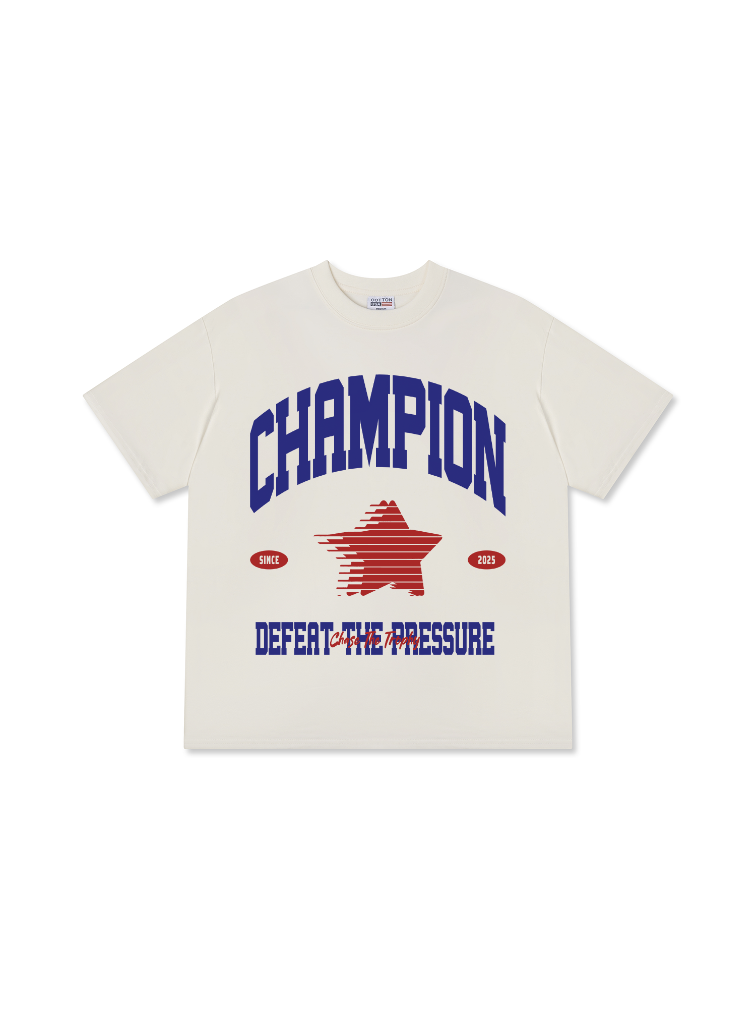 Áo Thun Relaxed Fit Champions Defeat The Pressure