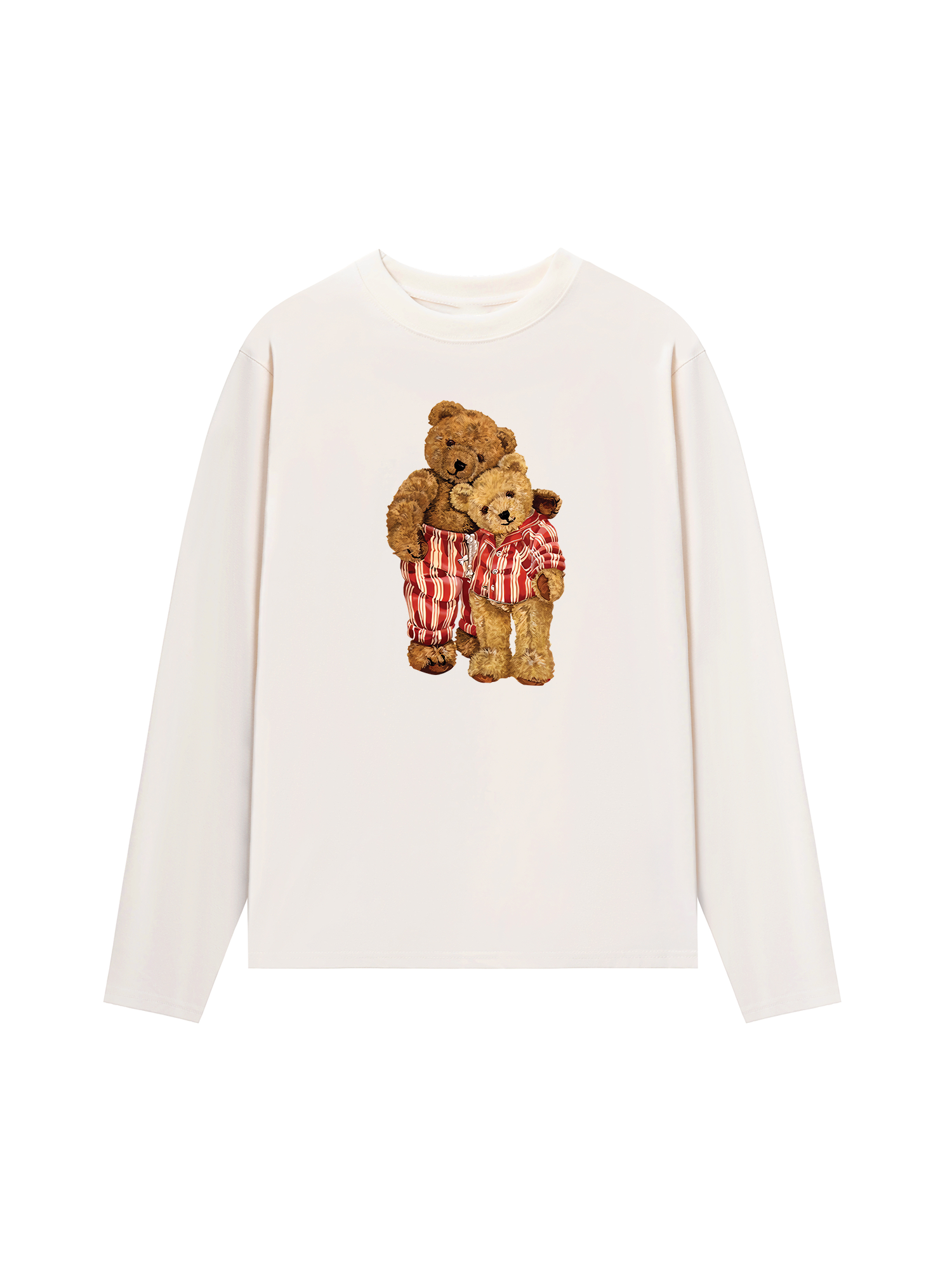 Áo Thun Dài Tay Couple Bear Go To Bed