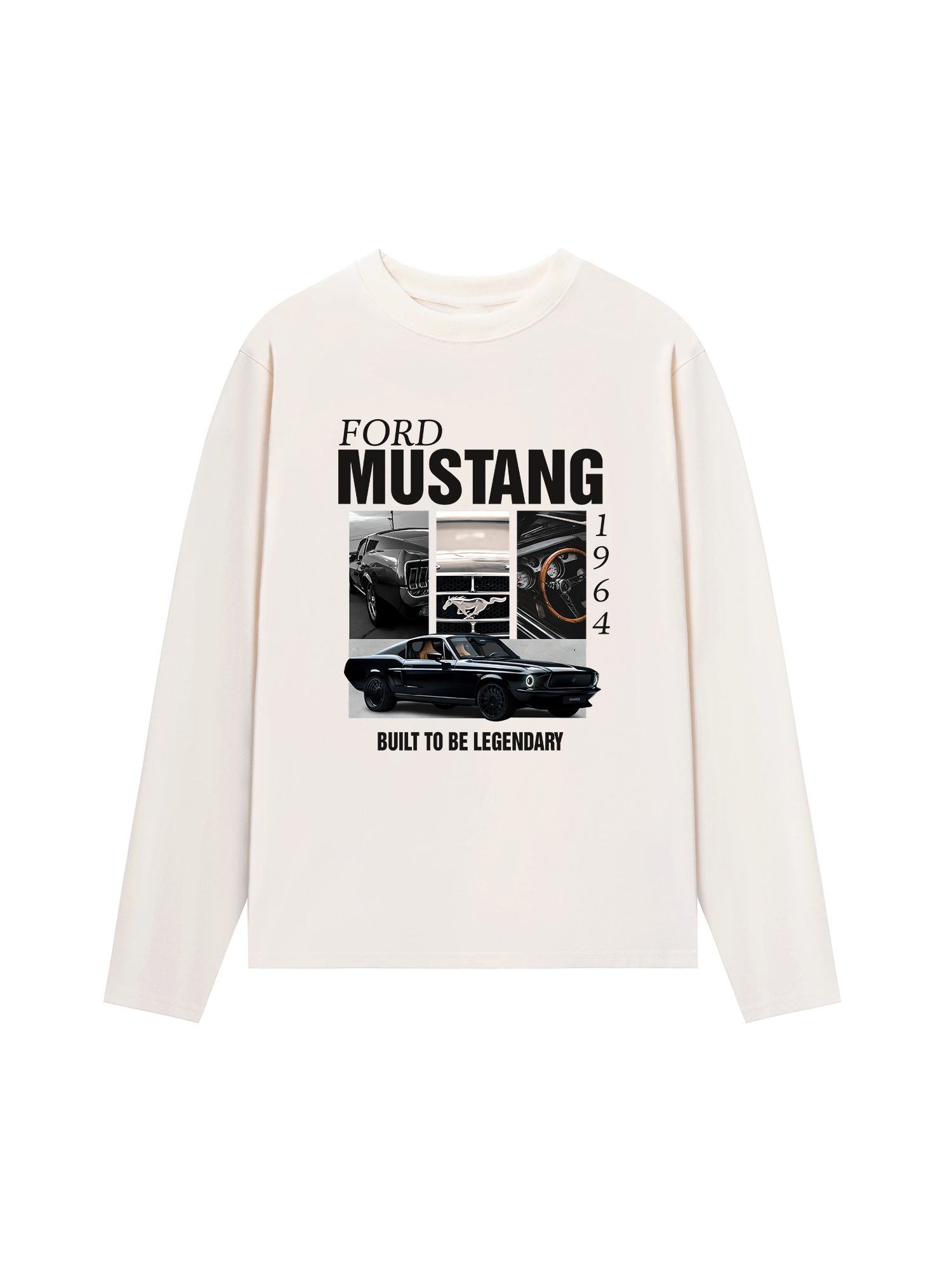 Áo Thun Dài Tay Ford Built To Be Legendary