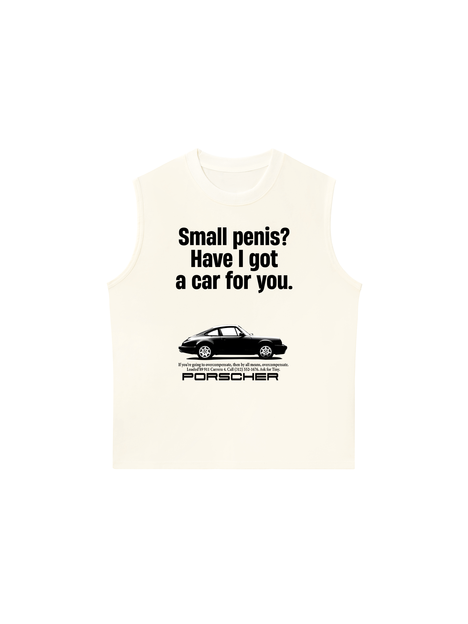 Áo Ba Lỗ Relaxed Fit Porsche Small Penis