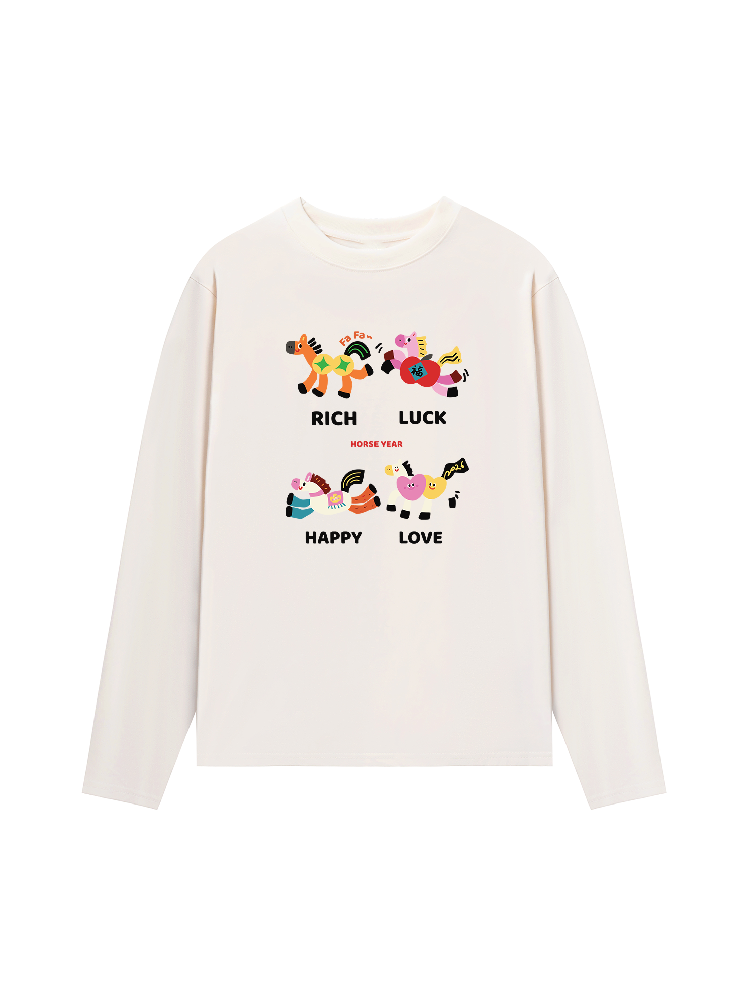 Áo Thun Dài Tay Horse Year