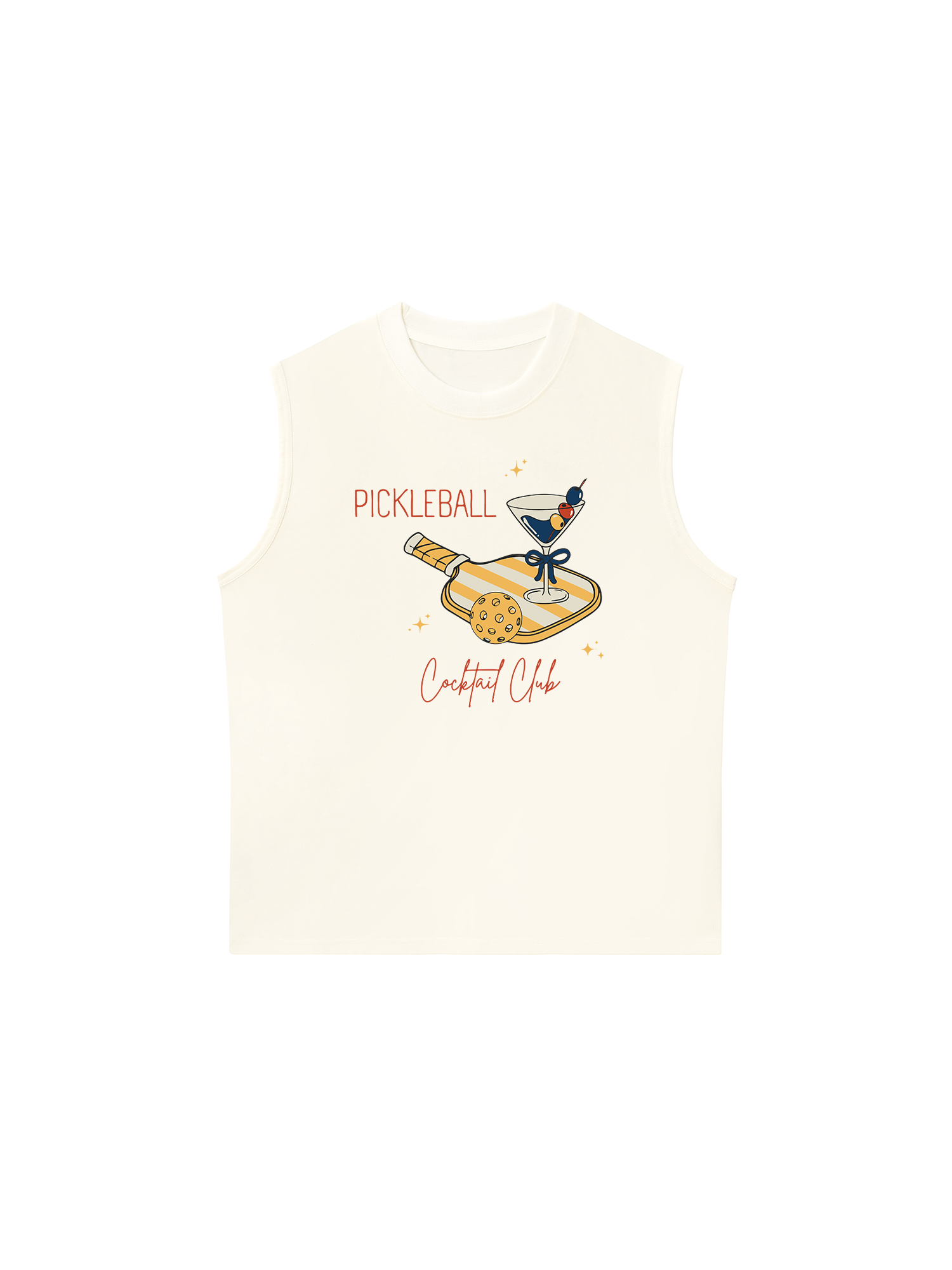 Áo Ba Lỗ Relaxed Fit Pickleball Cocktail Club
