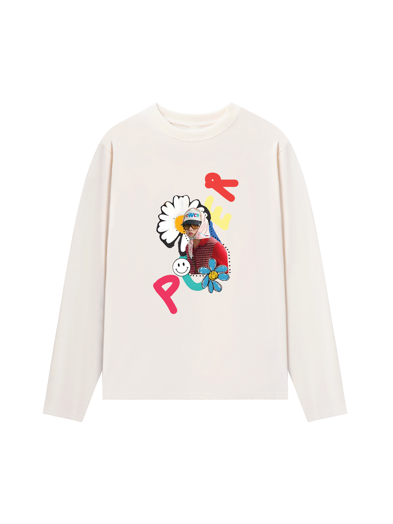 Áo Thun Dài Tay Floral Power Daisy Flower X GD