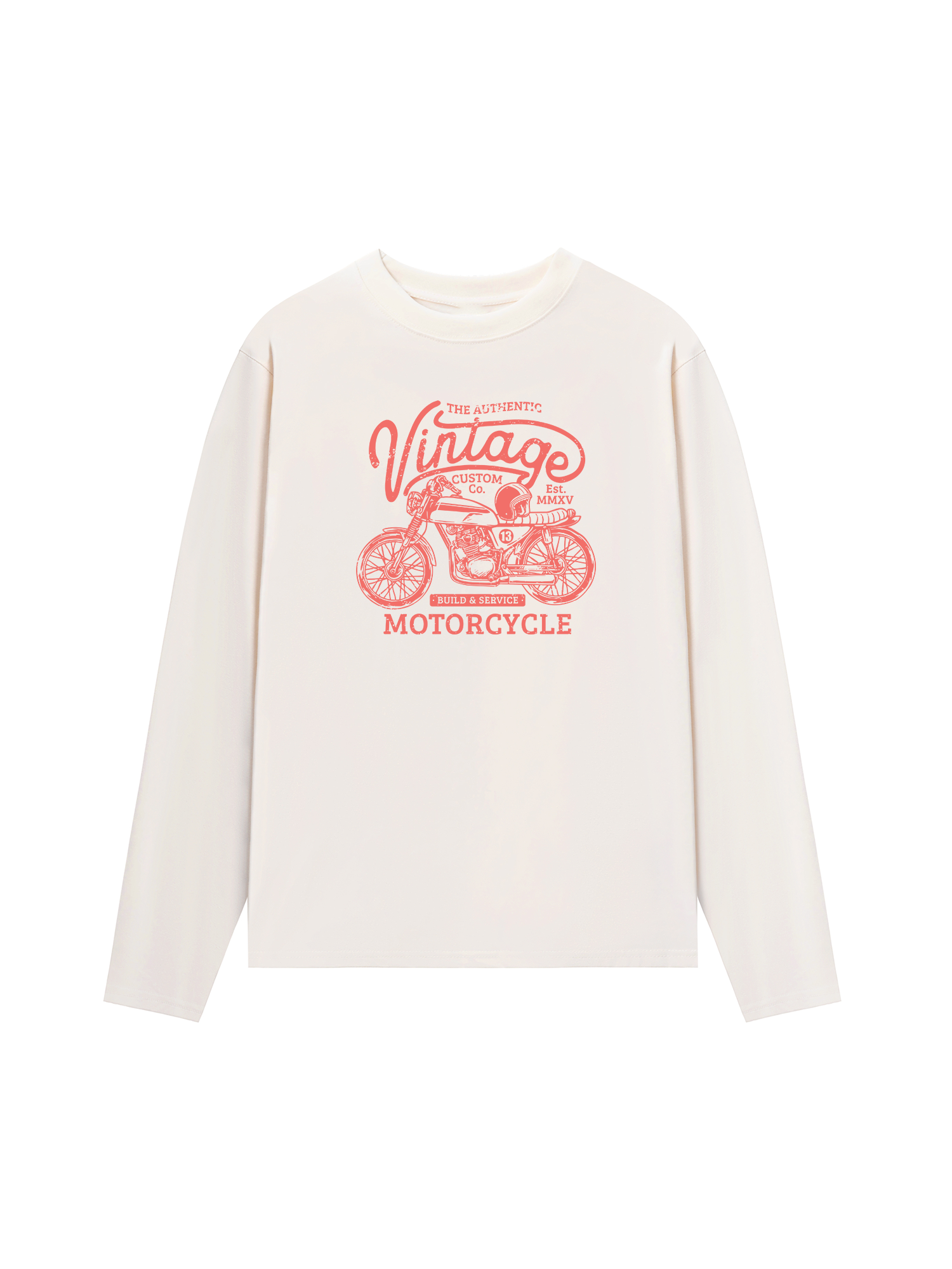 Áo Thun Dài Tay The Authenic Motorcycle