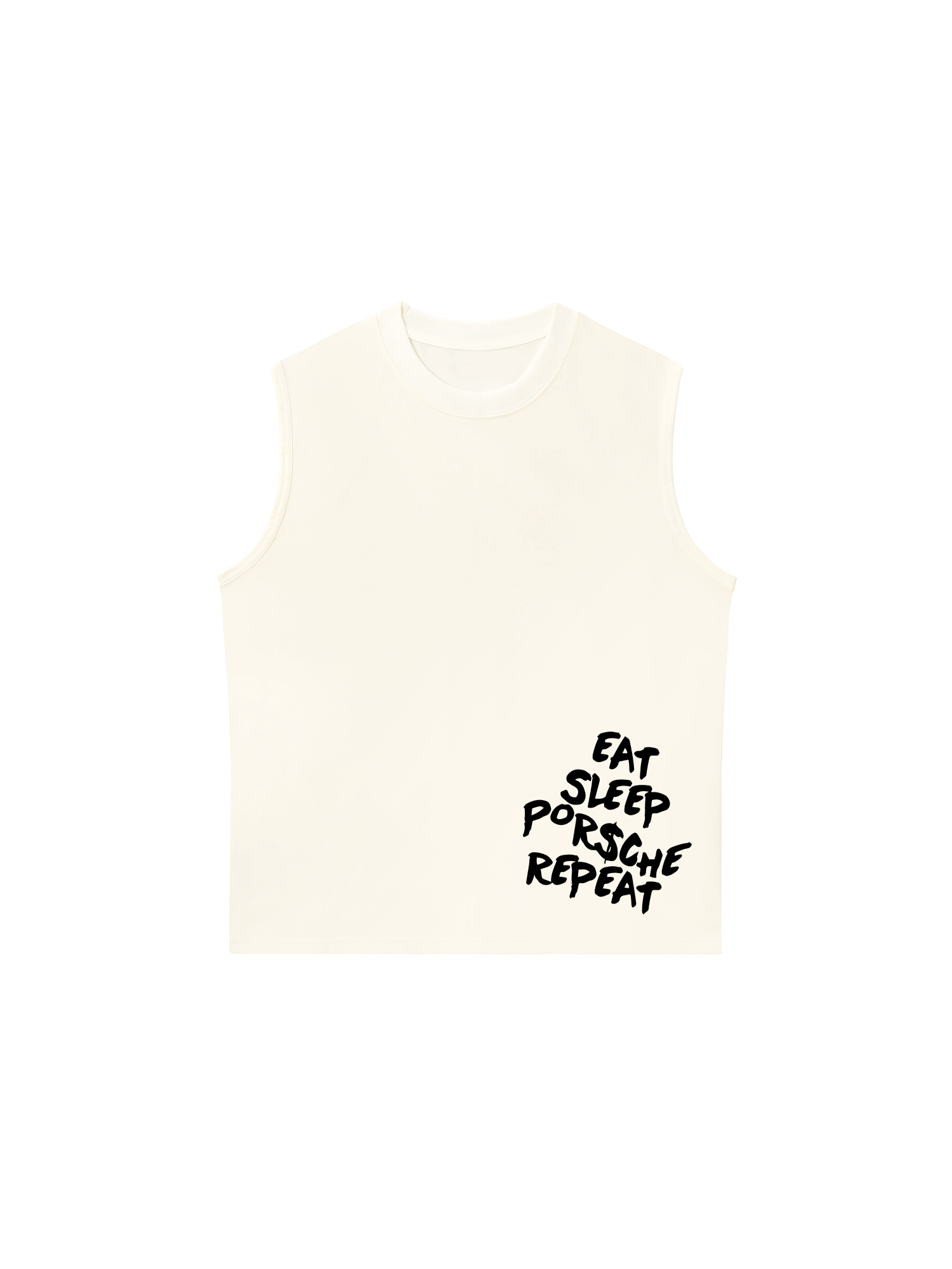 Áo Ba Lỗ Relaxed Fit Porsche Eat Sleep Repeat