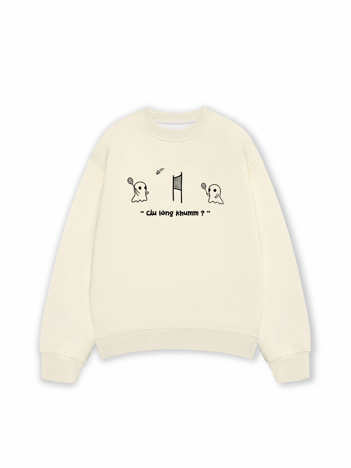 Áo Sweater Nỉ Hai Da Badminton